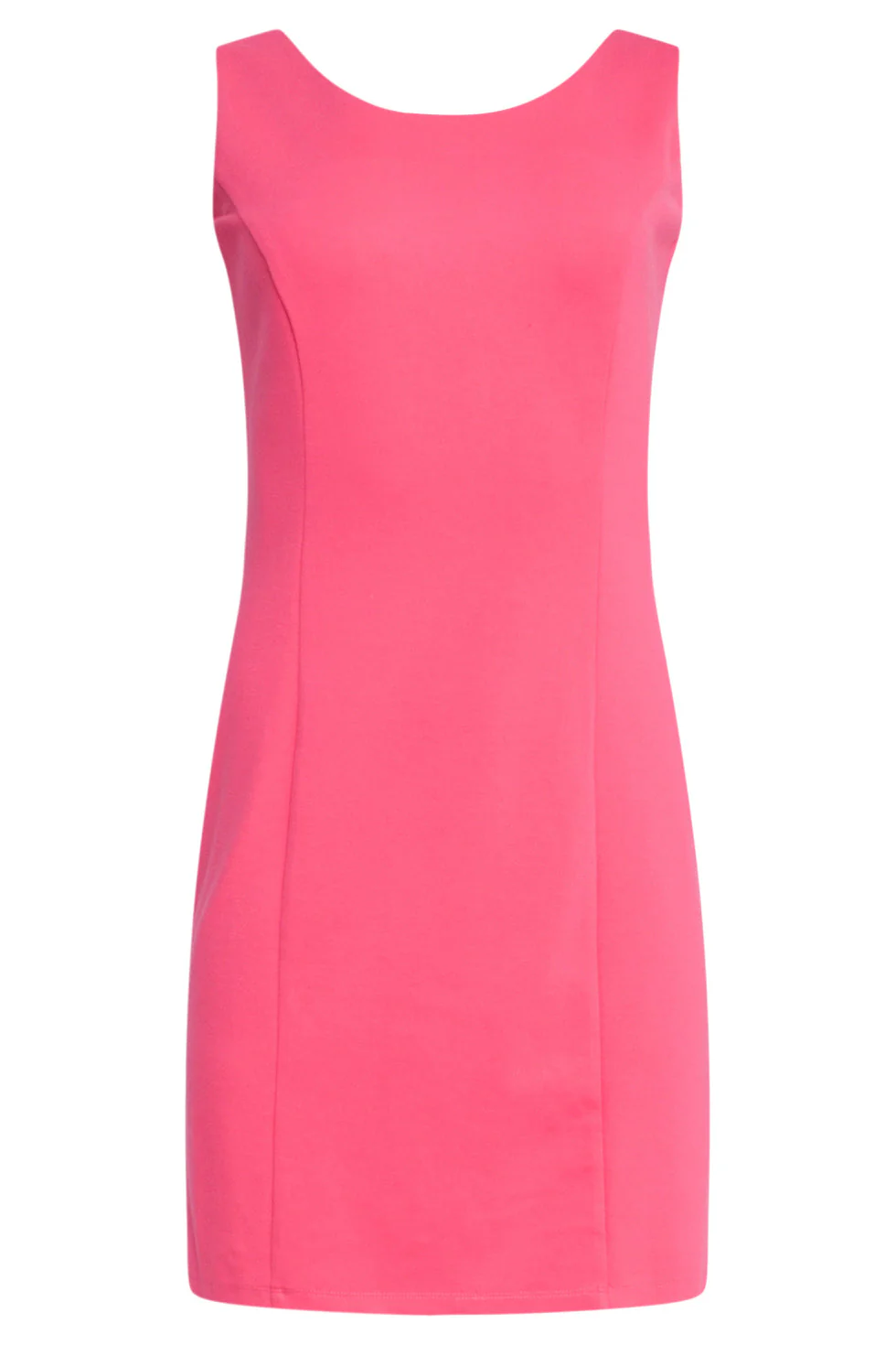 25145  Mouwloze Getailleerde Jurk | Pink - Image 2