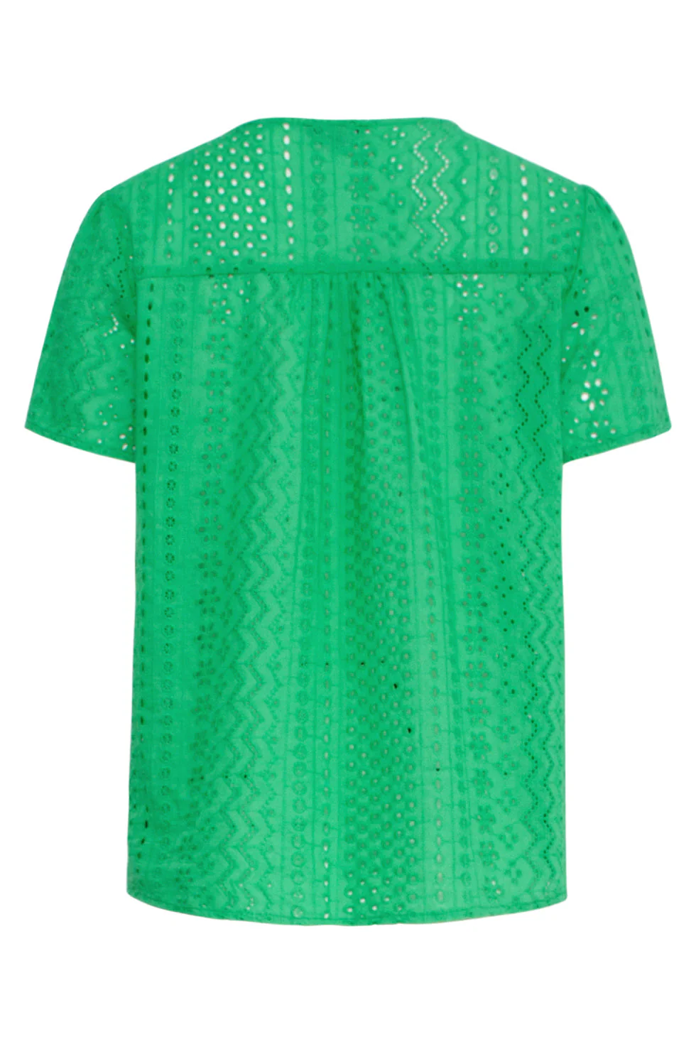 25147 Fel Brie Anglaise Blouse | Green - Image 7