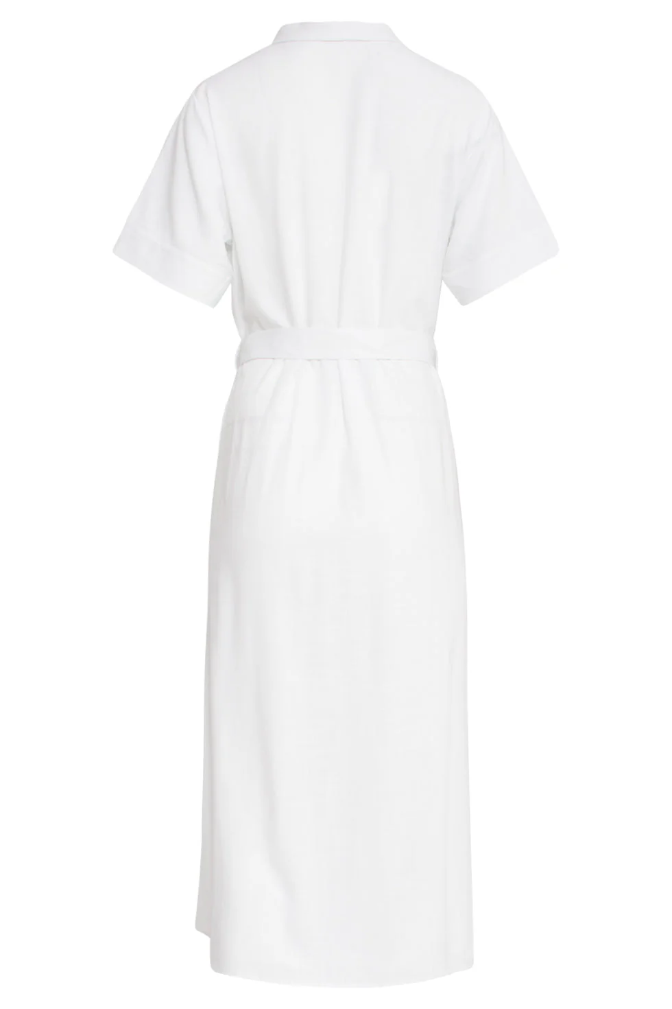 25150 Te Linnen Shirtjurk | White - Image 7