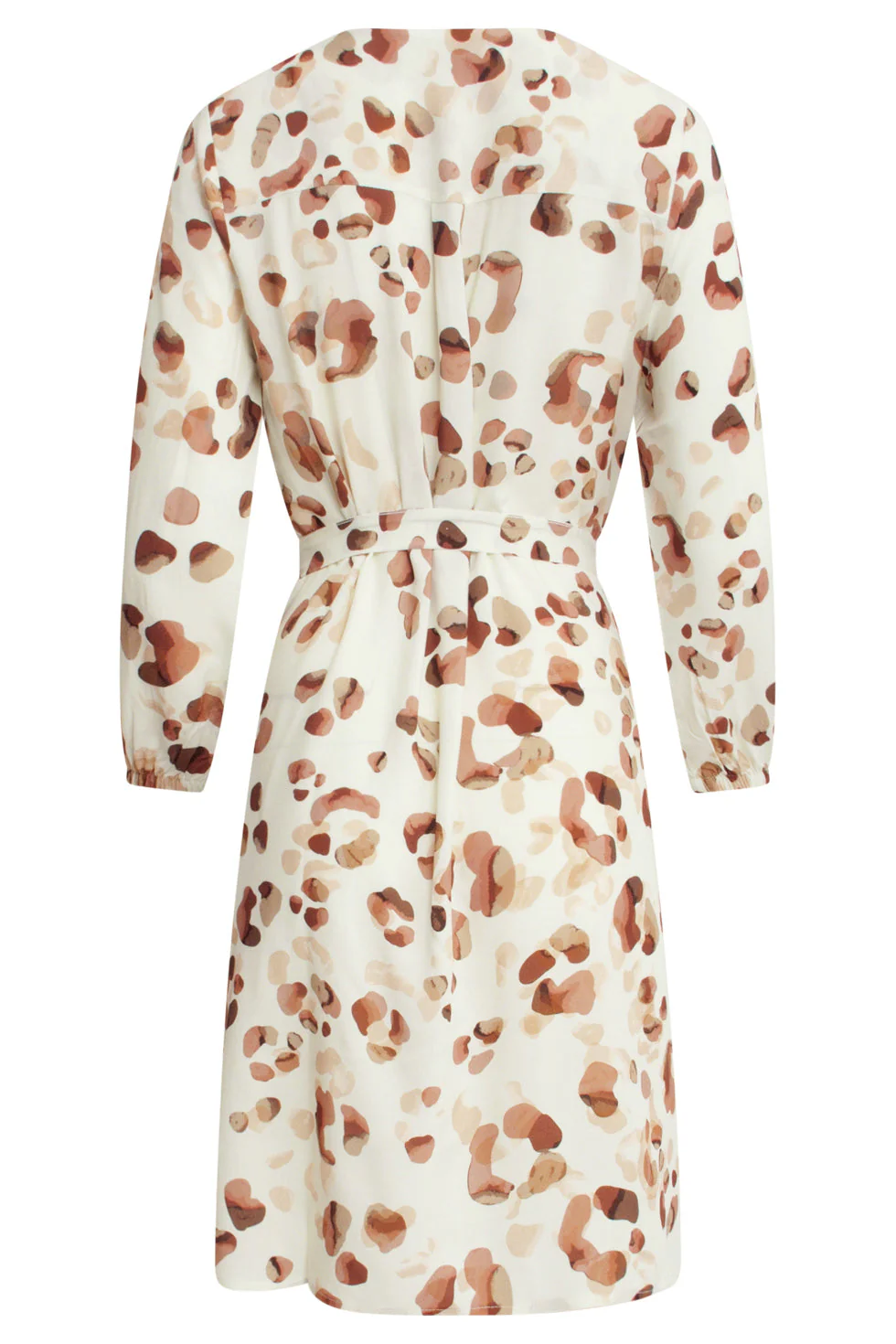 25163 Korte Jurk Met Dierenprint-Tinten | Sand - Muticolour - Image 7