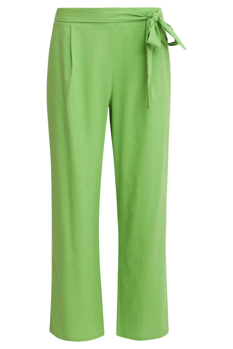 25177 Lime Linnen Broek | Light Green - Image 2