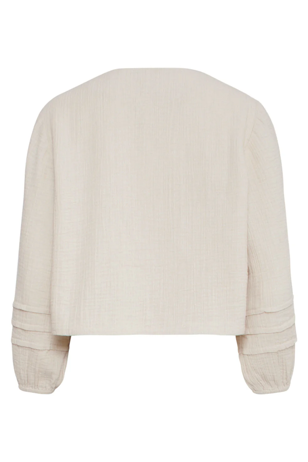 25189 Katoenen Bolero Jas | Off White - Image 7