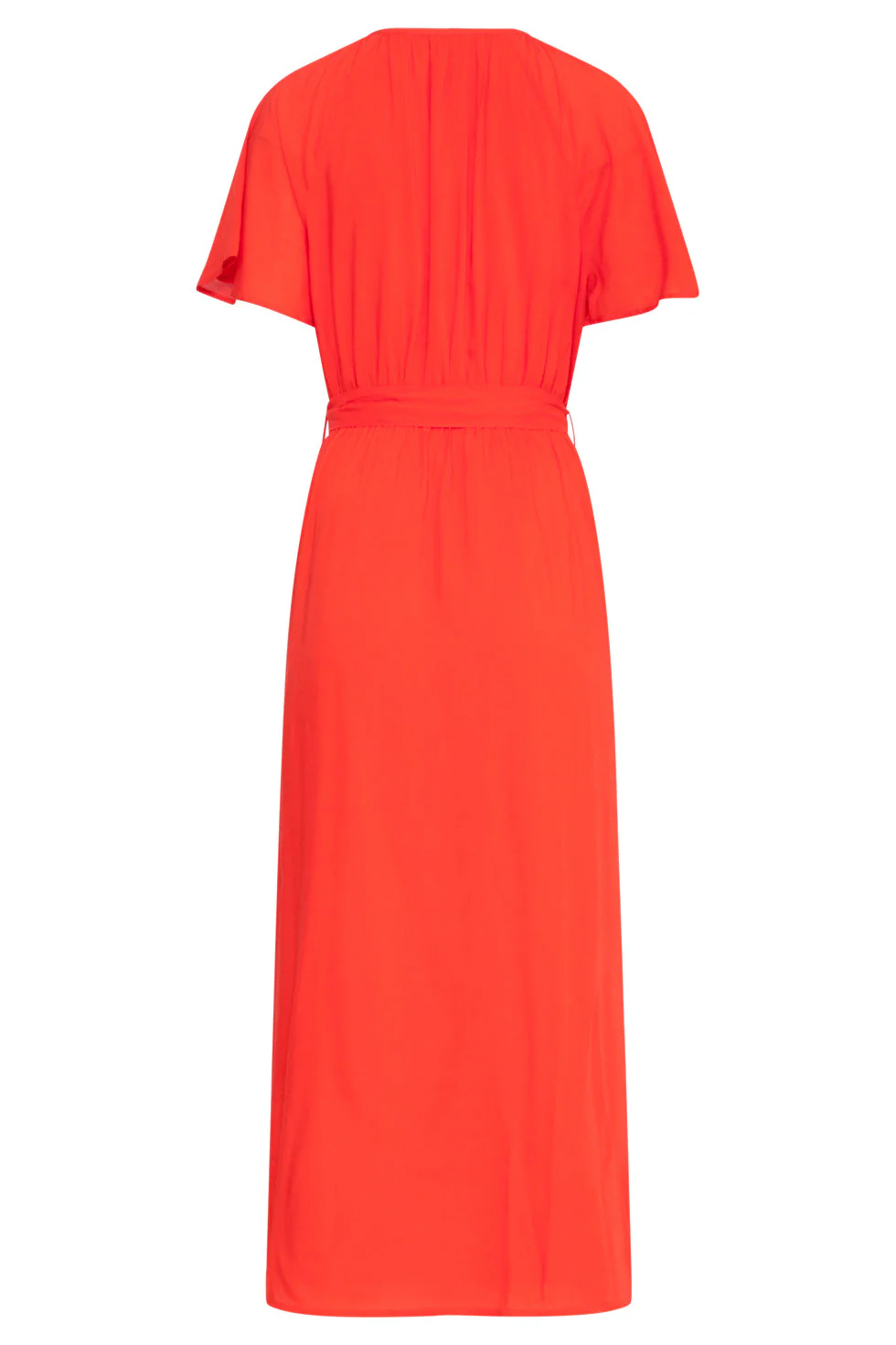 25191 Viscose Midi Jurk | Red - Image 7