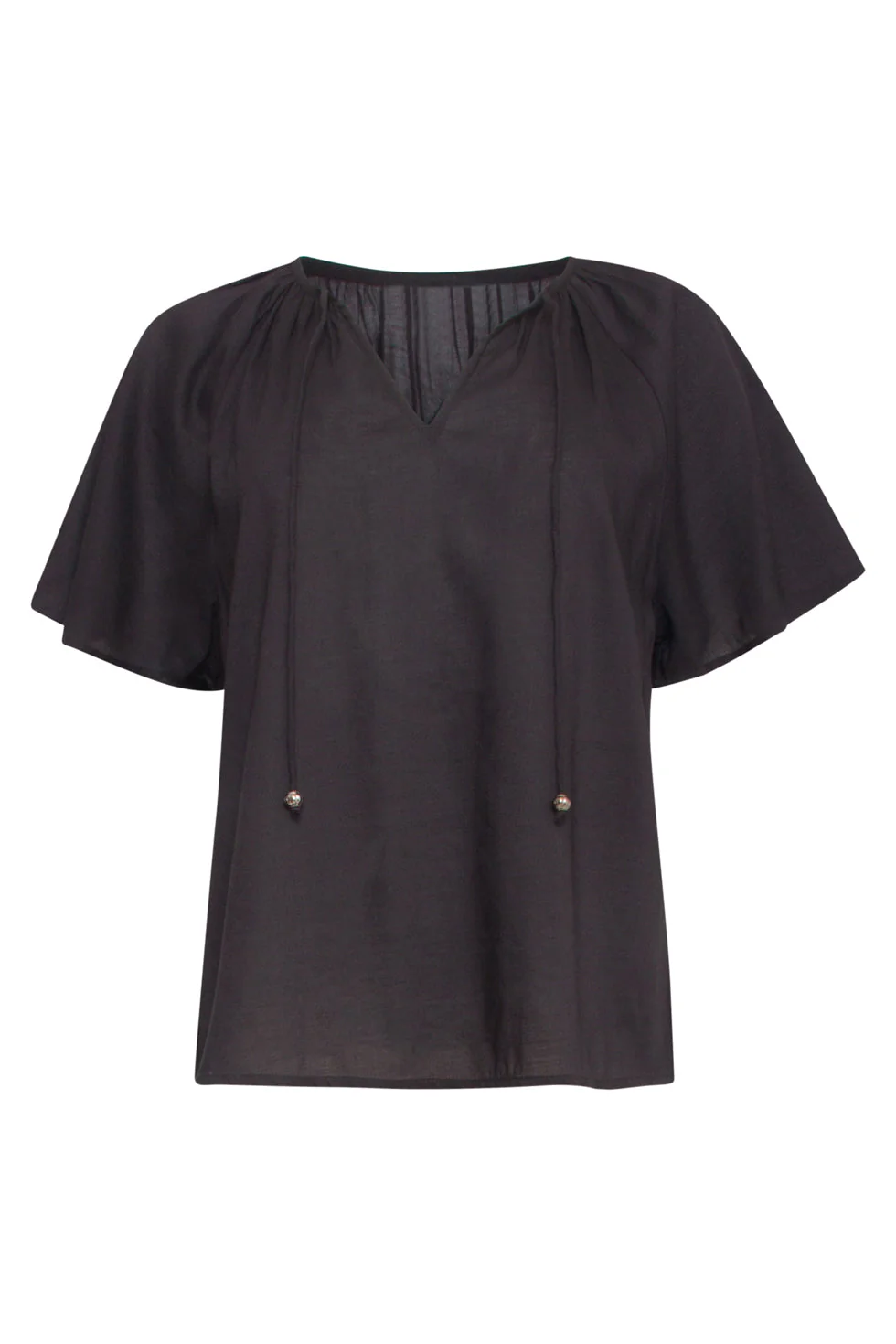 25192 Viscose Top | Black - Image 2