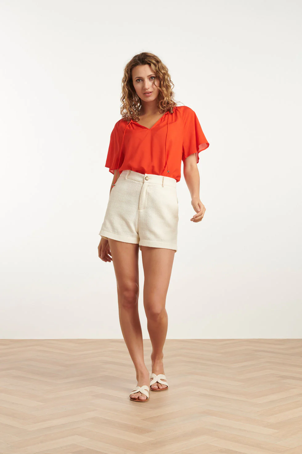 25192  Viscose Top | Red - Image 3
