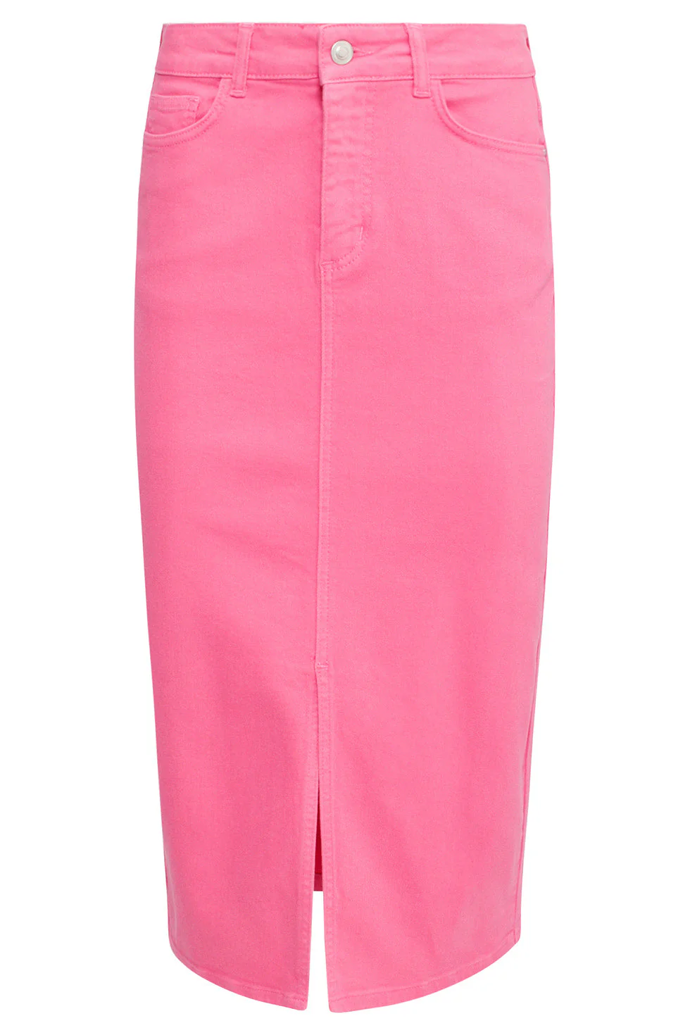 25205 Denim Midi Rok | Pink - Image 2