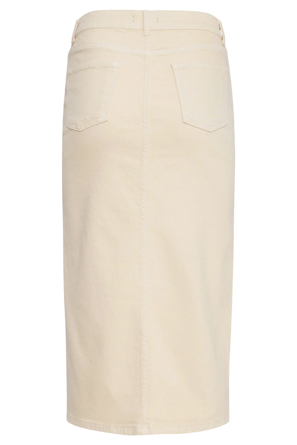 25205 E Denim Midi-Rok | Sand - Image 7