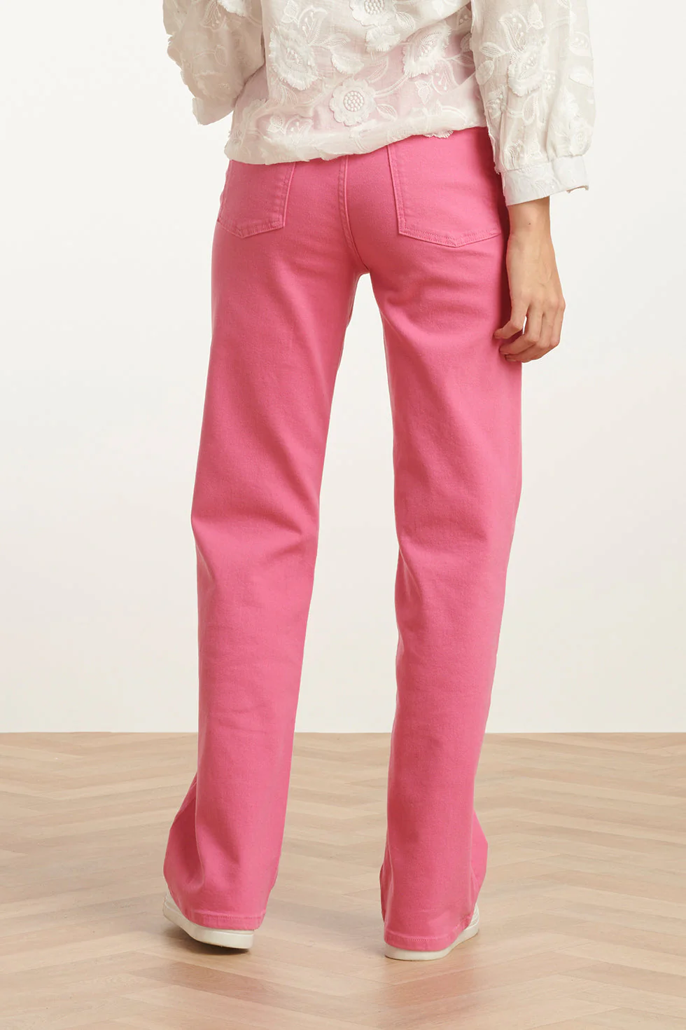 25207 Denim Straight Jeans | Pink - Image 6