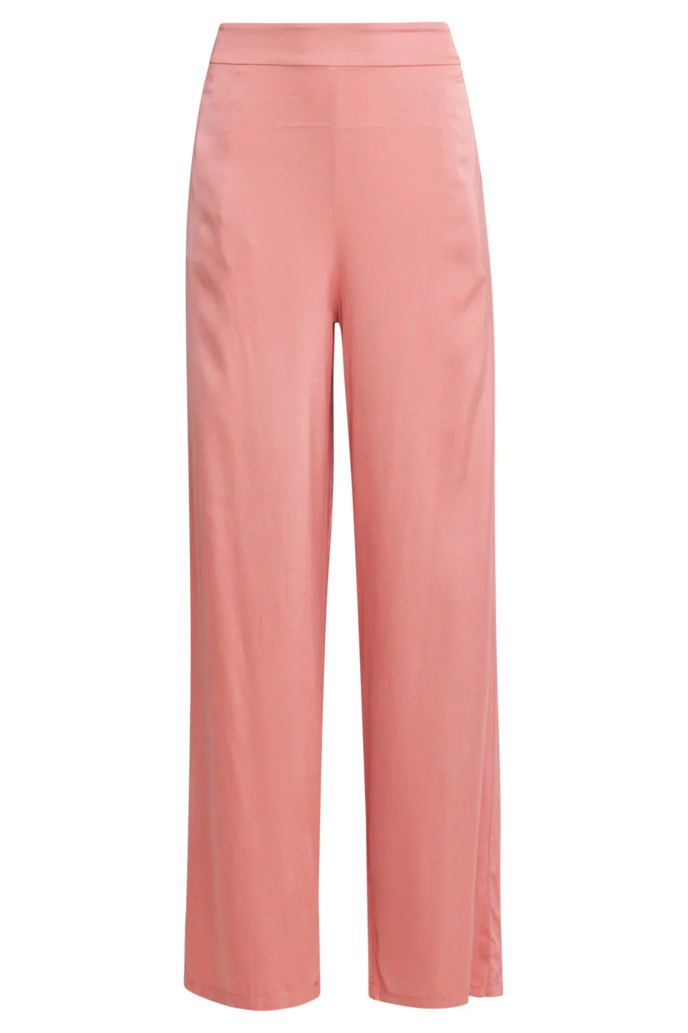 25211 Wijd  Satijnen Broek | Old Pink - Image 2
