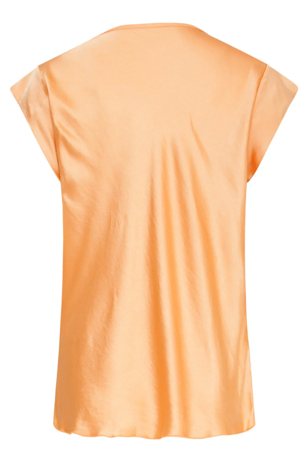 25212 Waterfall Peach Satijn Top | Peach - Image 7