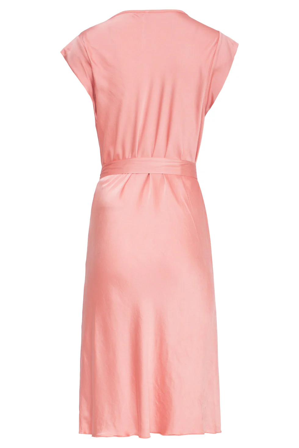 25213 Waterfall Styled  Satijn Jurk | Old Pink - Image 7