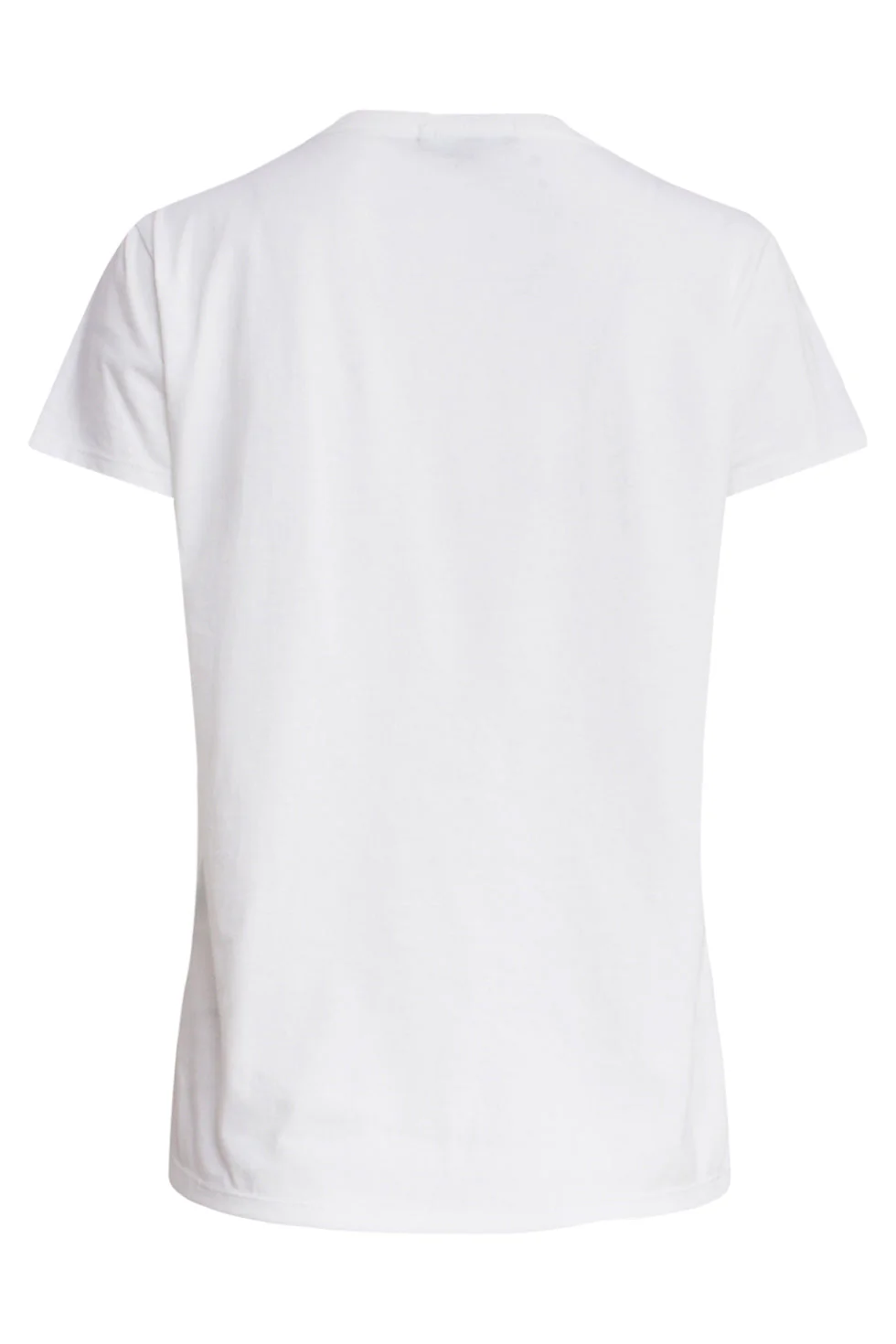 25231 Te Katoenen T-Shirt Met Tres Chic Opdrukperzik | White - Muticolour - Image 7
