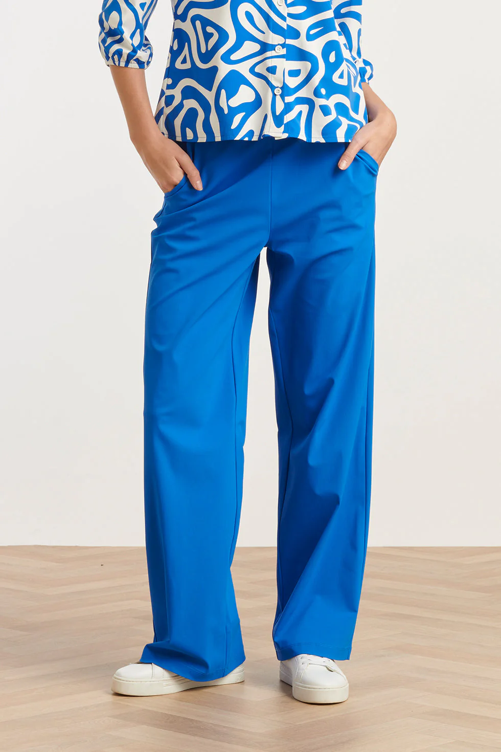 25233 Wijde Broek Van Travel Kwaliteitcobalt | Cobalt - Image 3
