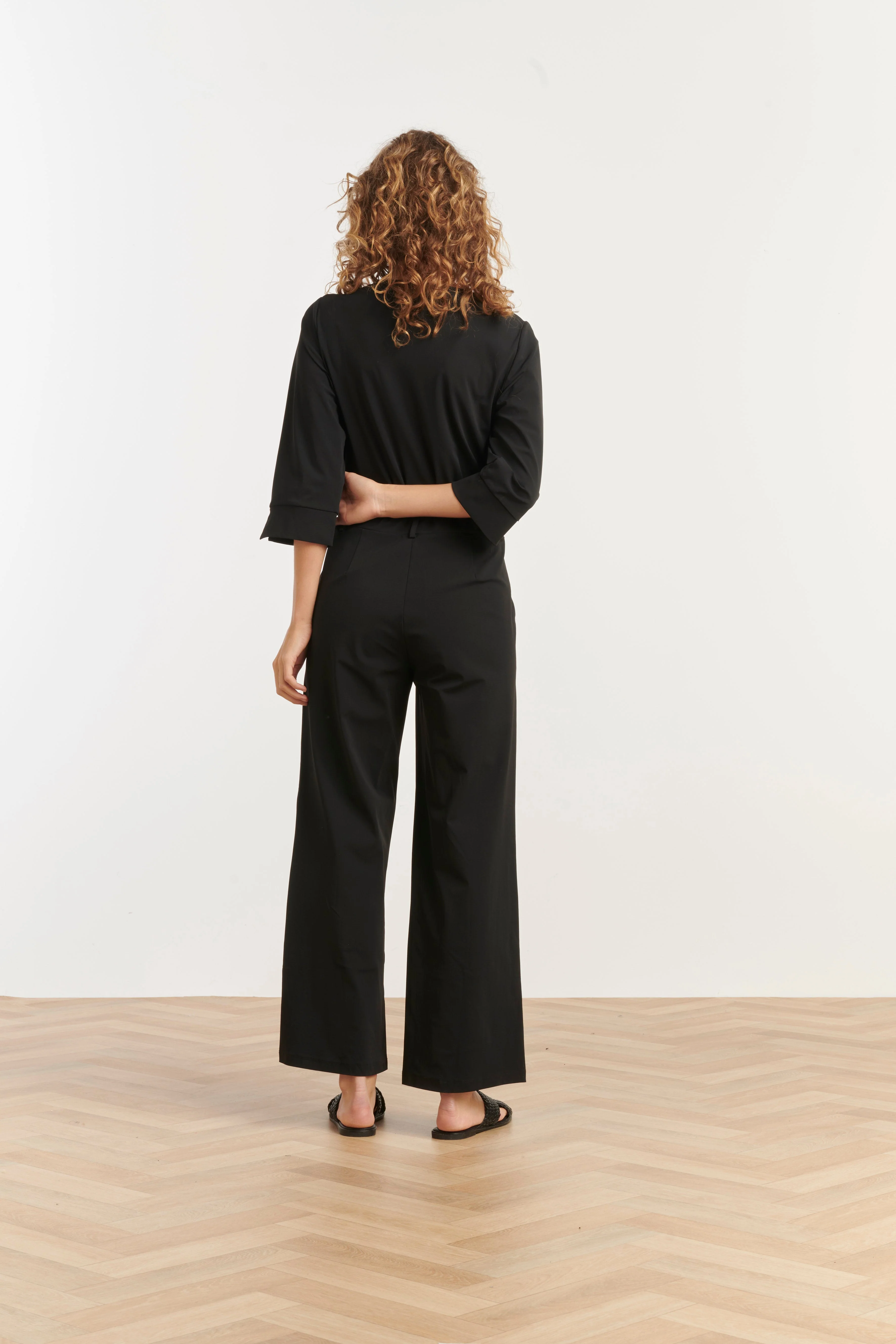 25239 E Travel Quality Jumpsuit | Black - Image 6