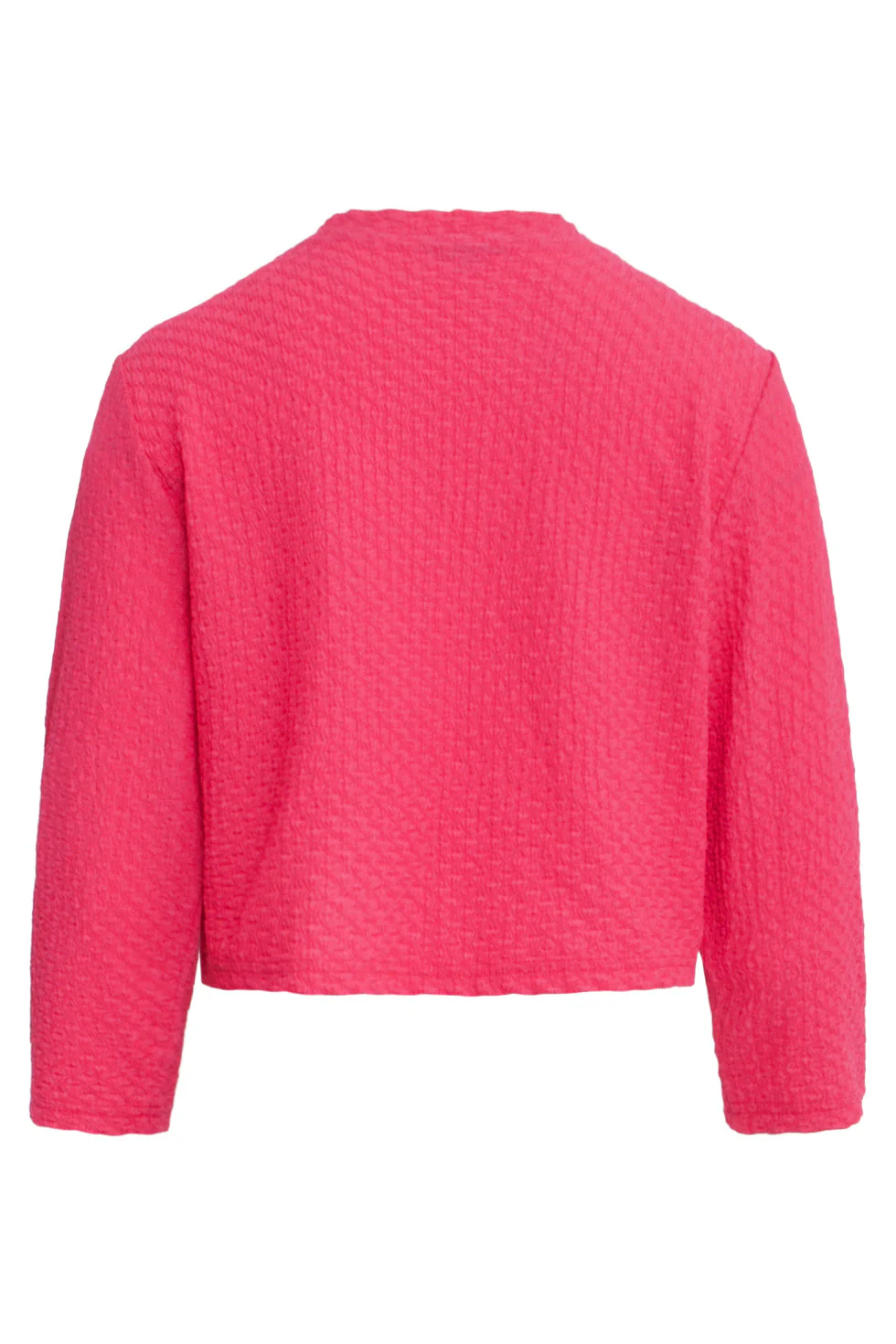 25269  Stretchy Crinkle Bolero | Pink - Image 7