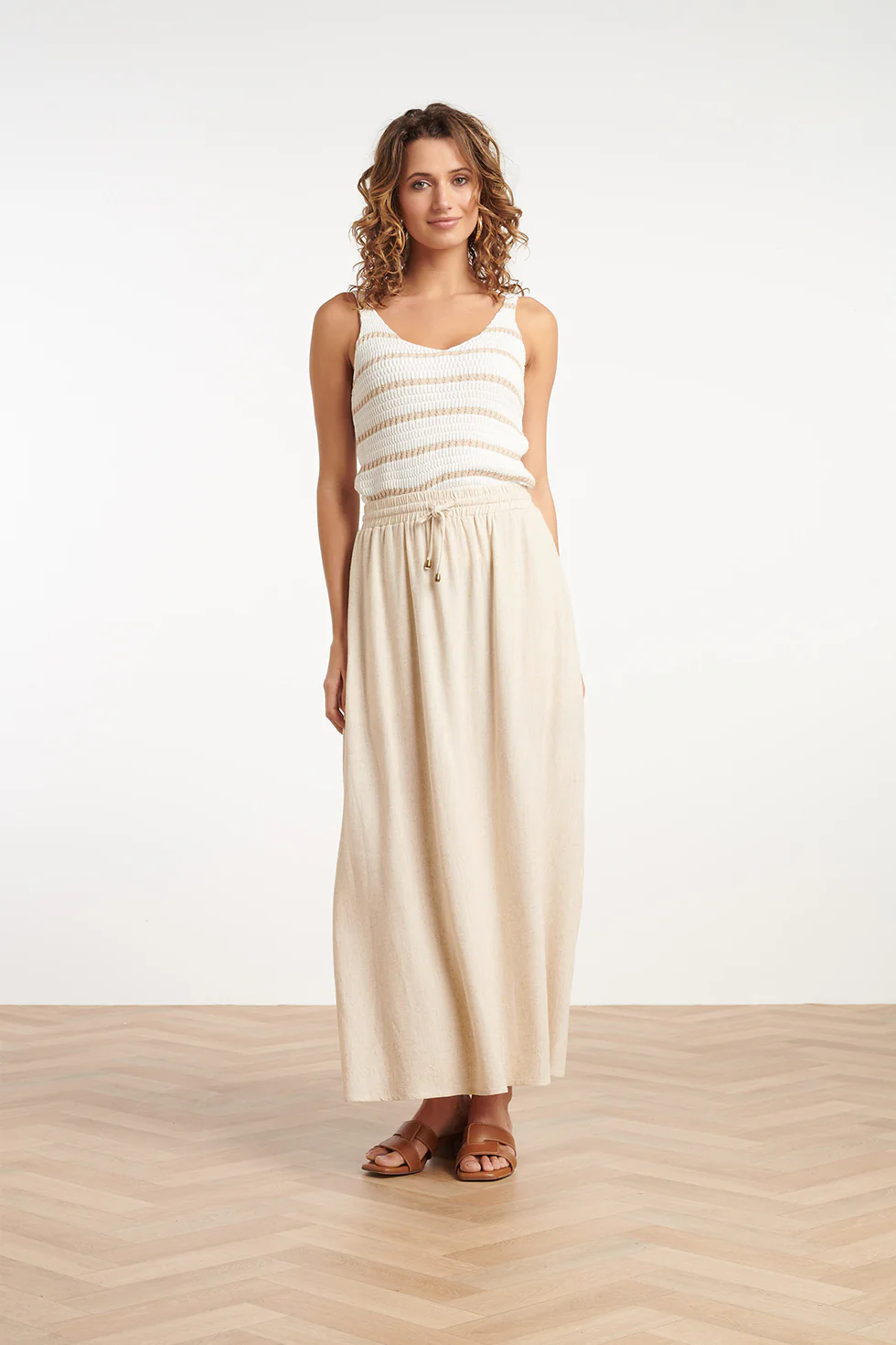 25303, Tops | Off White - Sand - Image 2