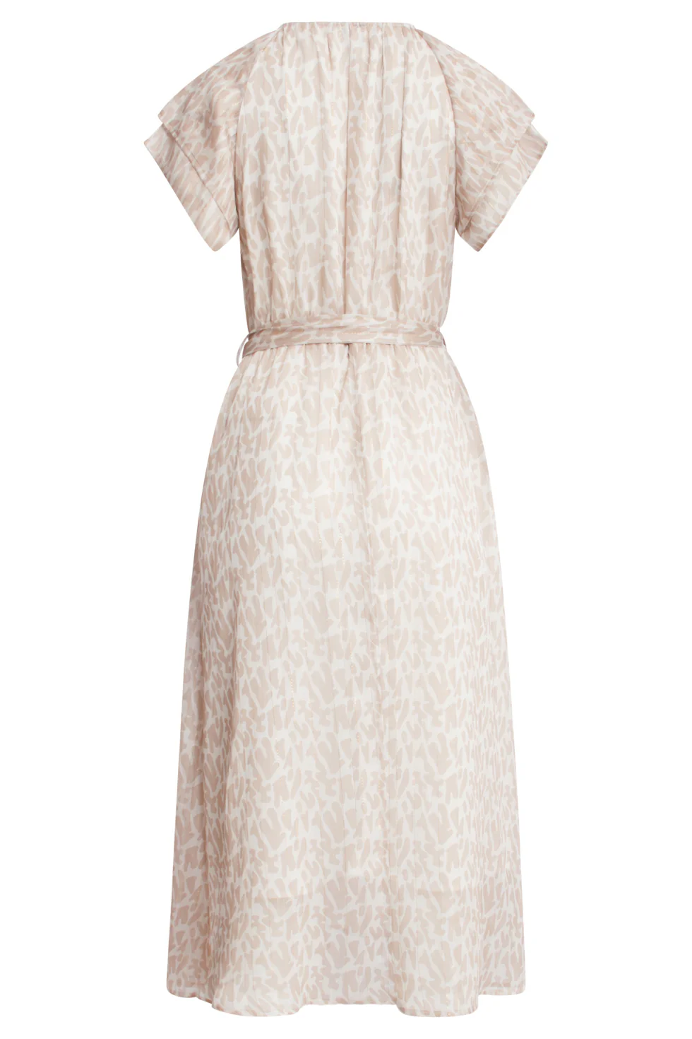 25335, Jurken | Sand - Off White - Image 7