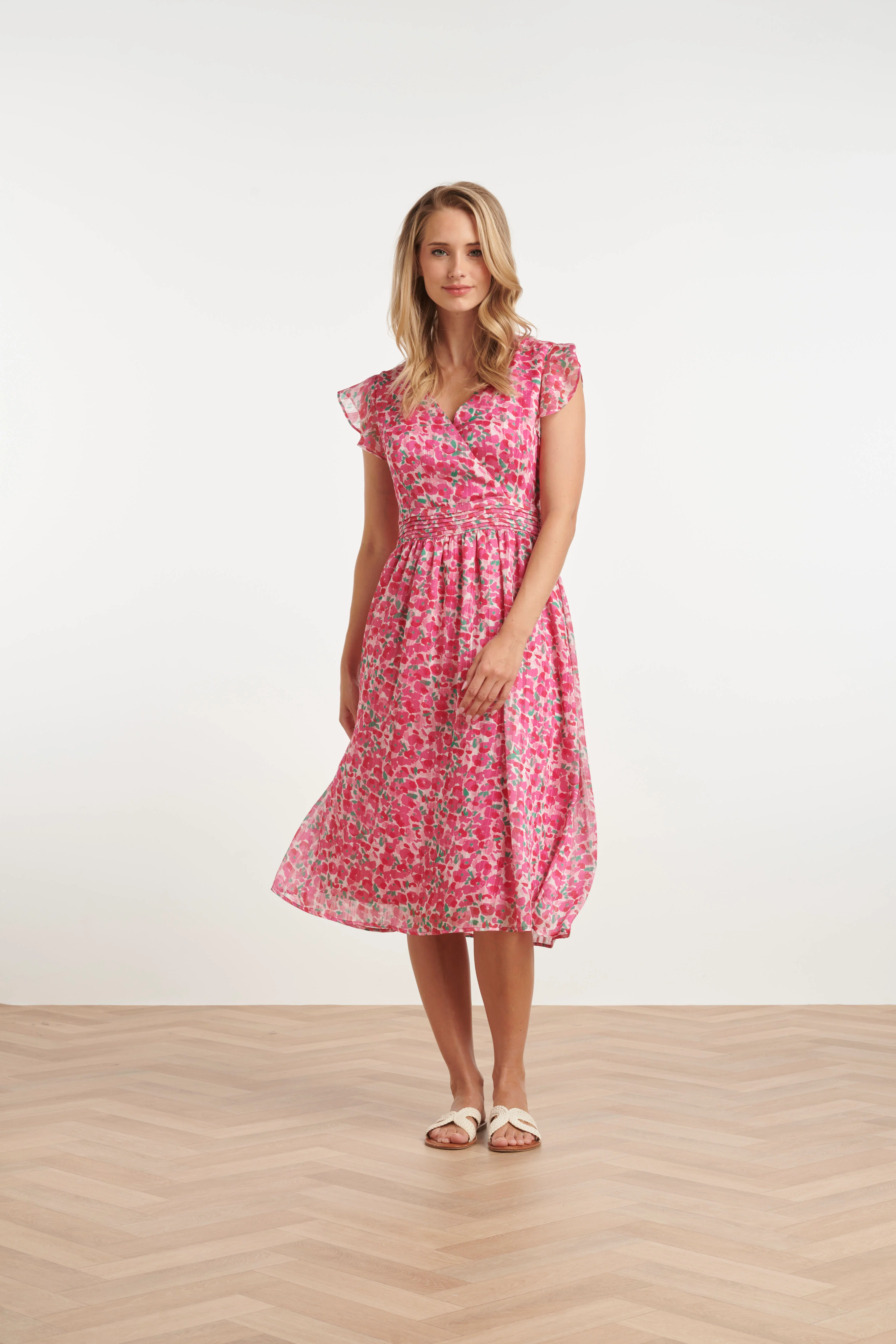 25344, Jurken | Fuchsia - Muticolour - Image 2
