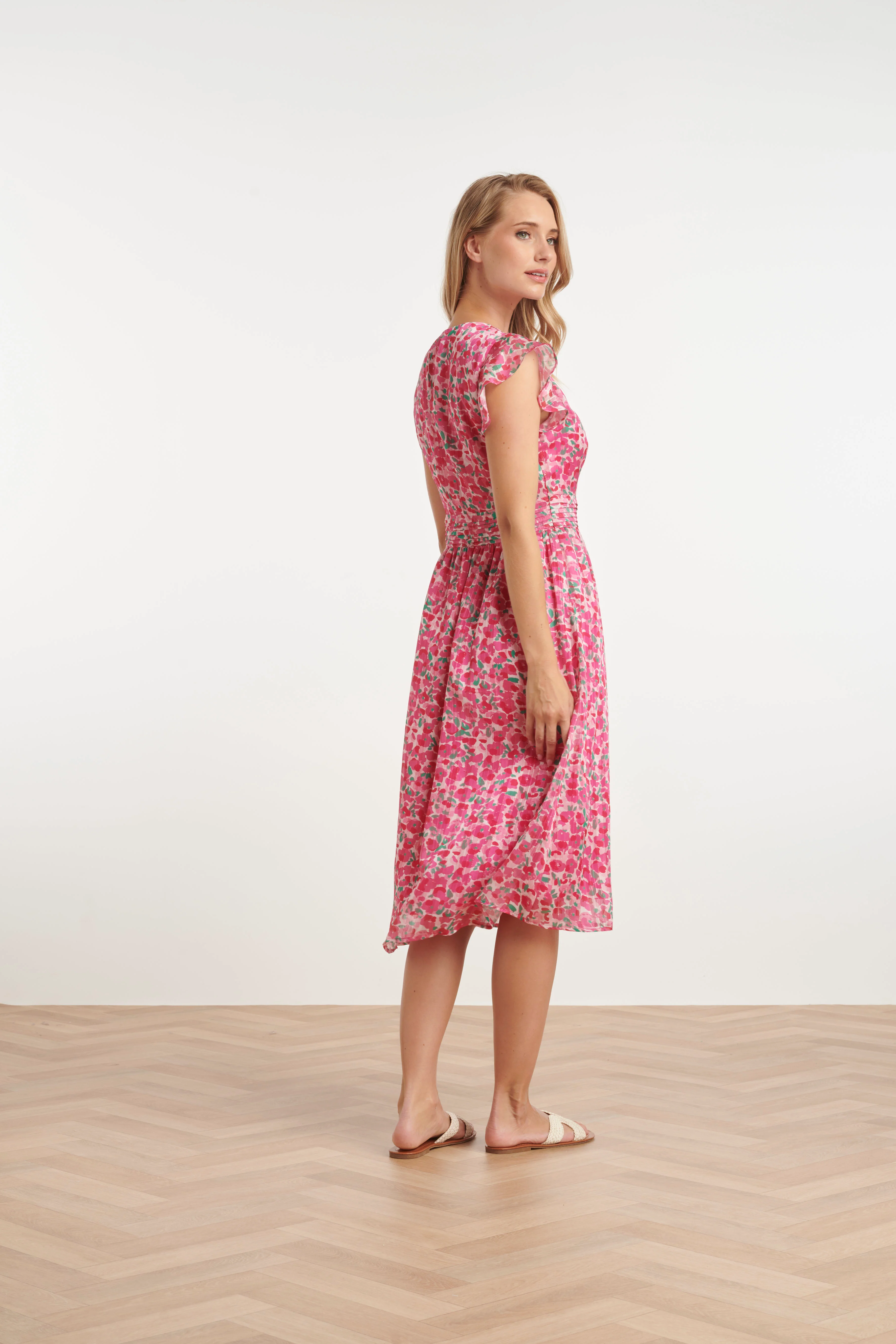 25344, Jurken | Fuchsia - Muticolour - Image 4