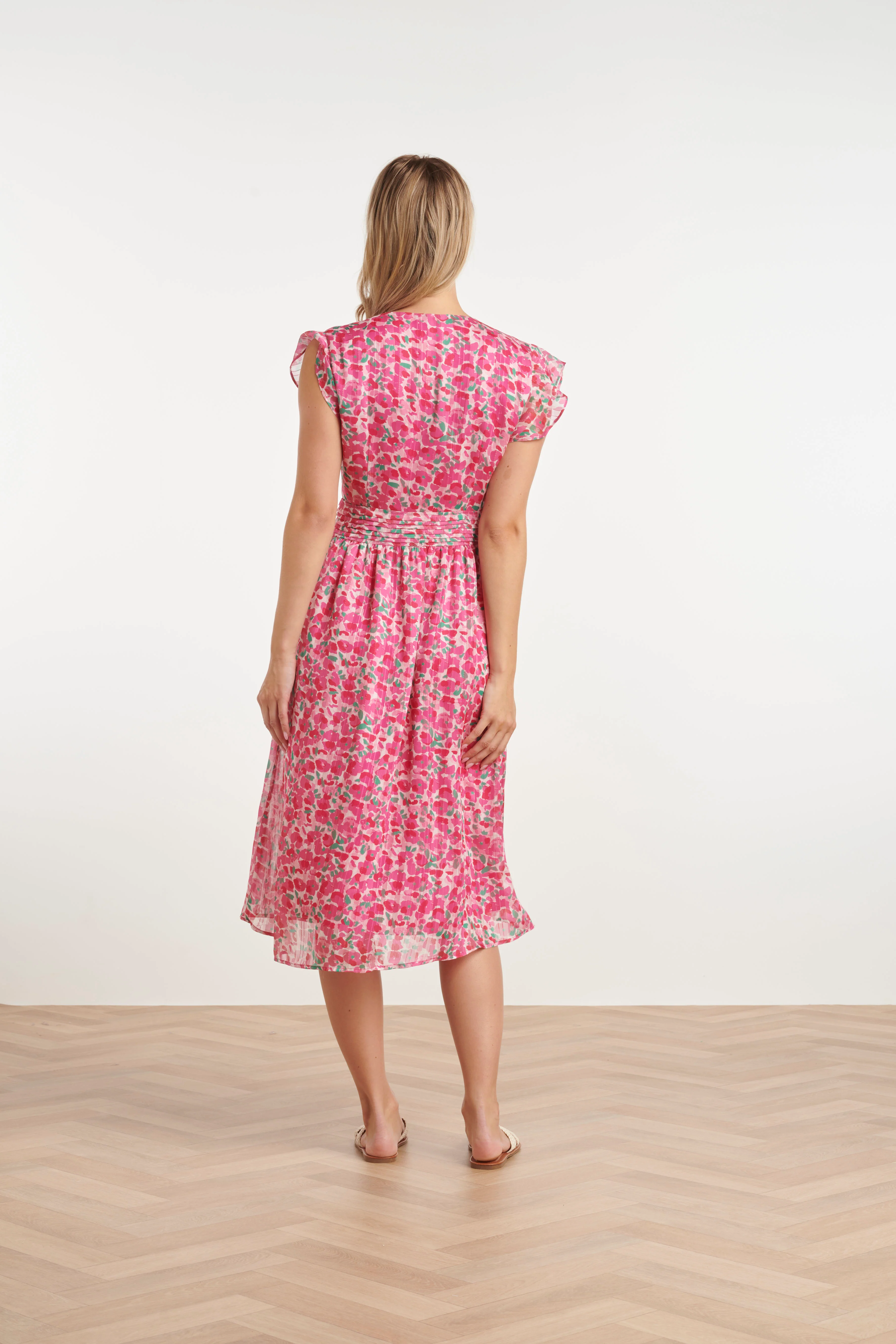 25344, Jurken | Fuchsia - Muticolour - Image 5