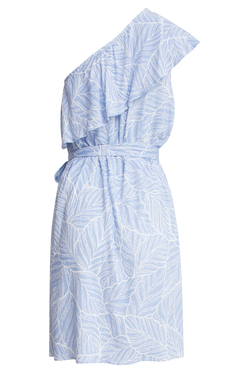 25348, Jurken | Light Blue - White - Image 7