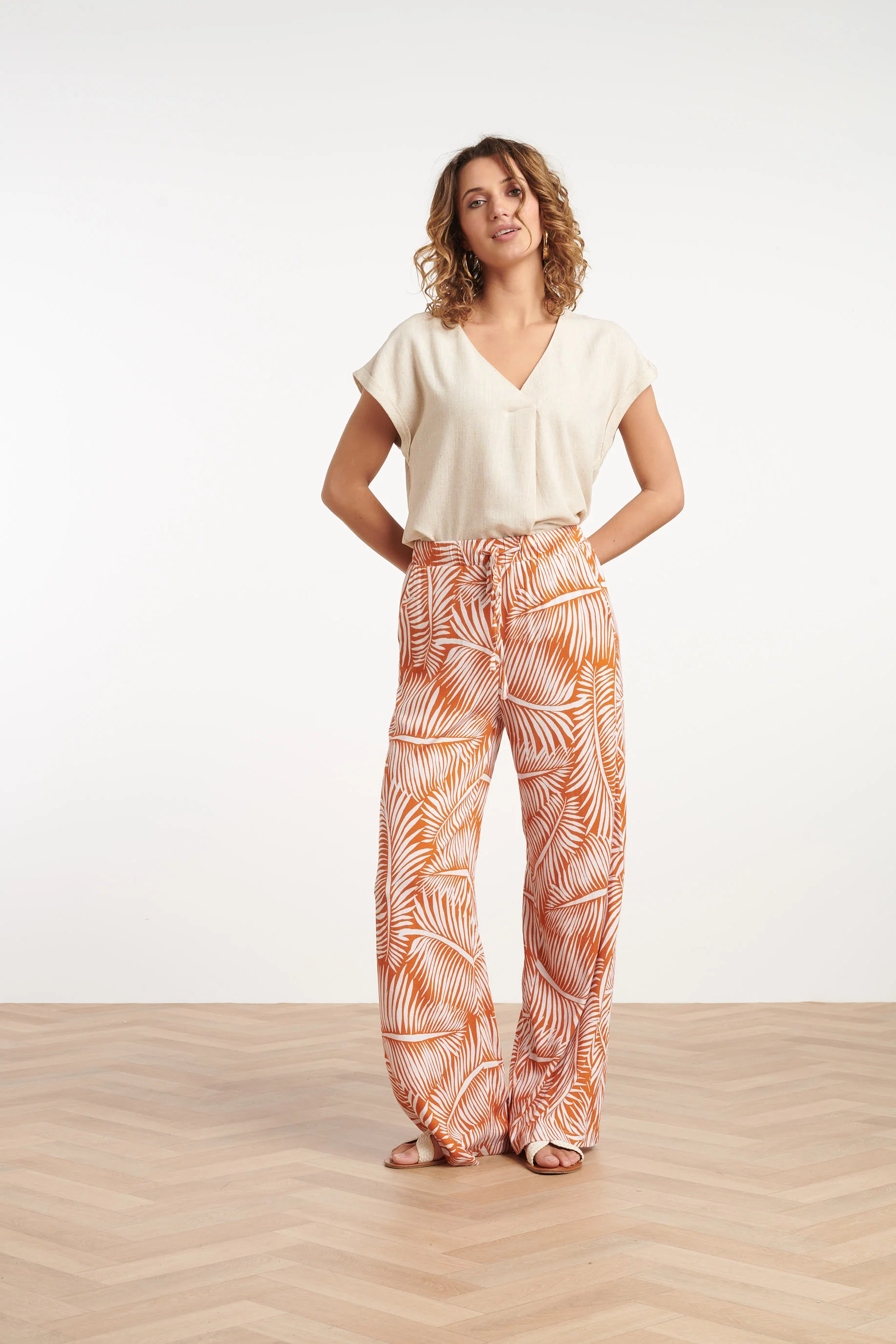 25354, Broeken | Brique - Off White