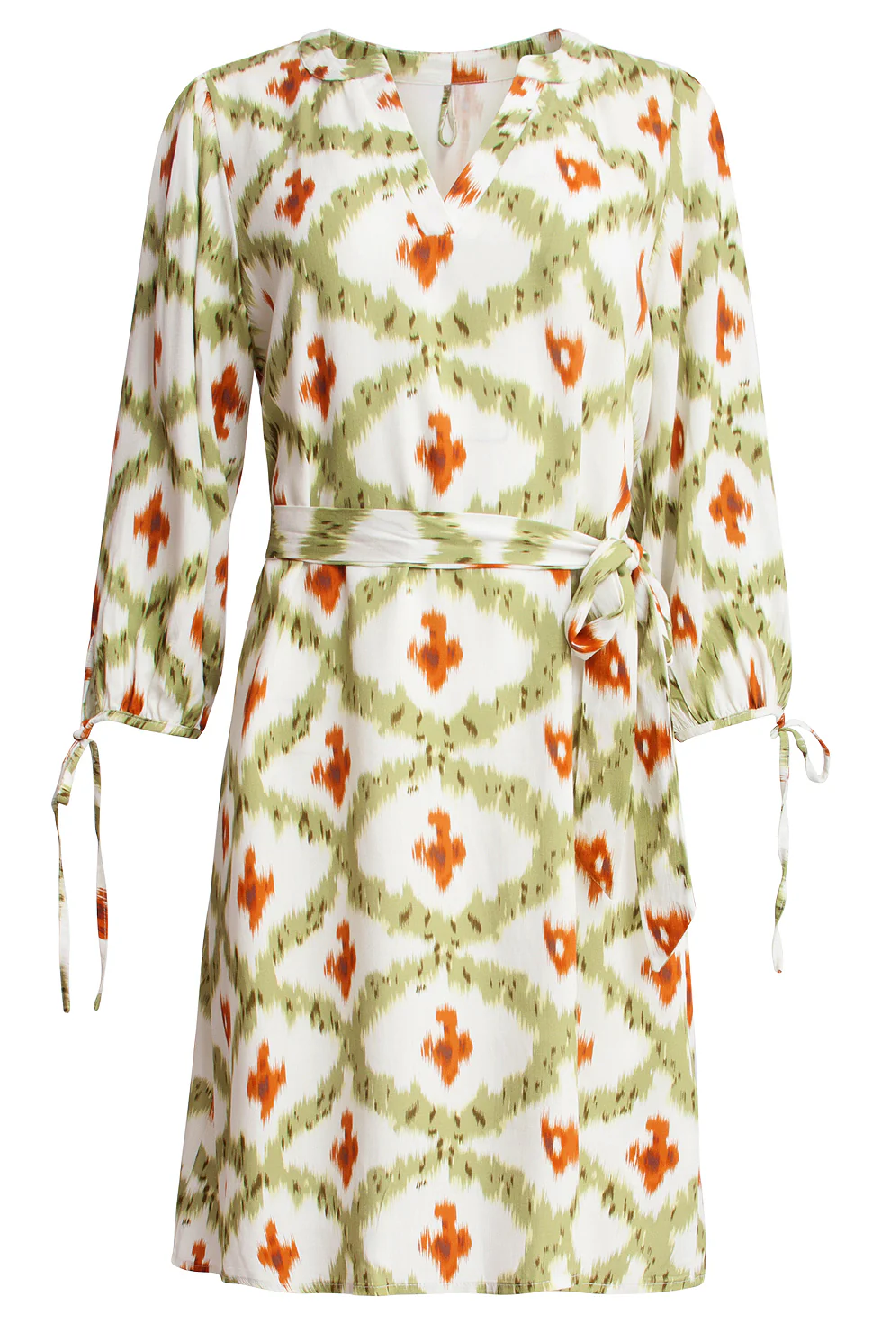 25355, Jurken | Off White - Muticolour - Image 6