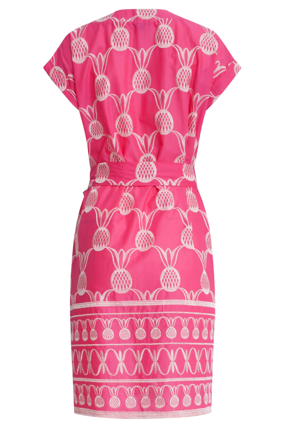 25357, Jurken | Fuchsia - White - Image 7