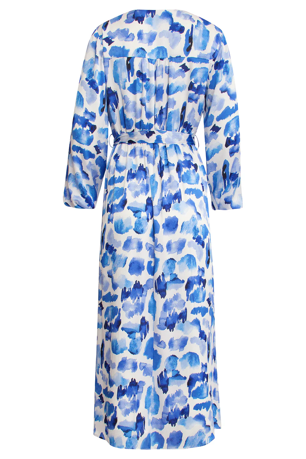 25364, Jurken | White - Blue - Image 7