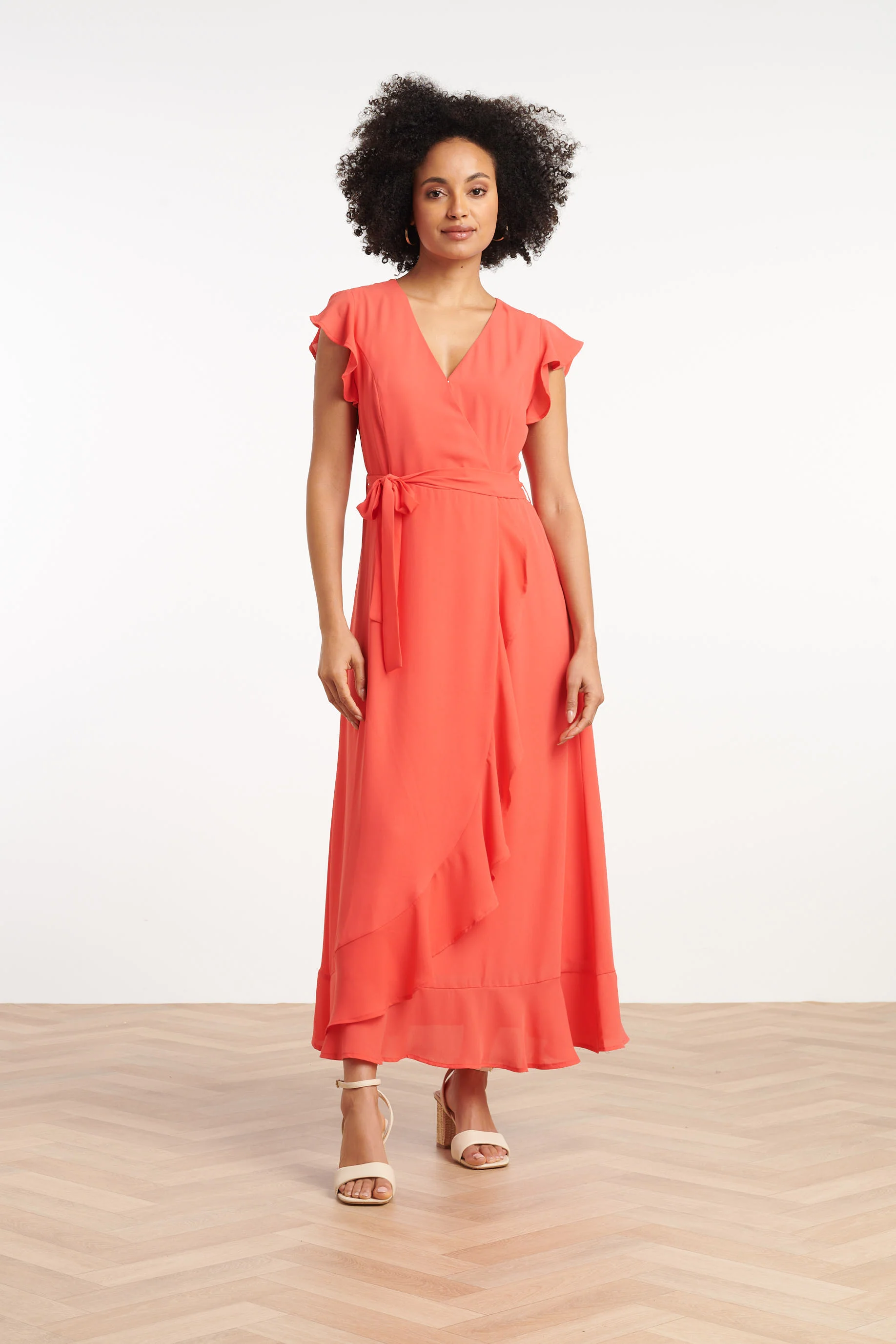 25375, Jurken | Coral