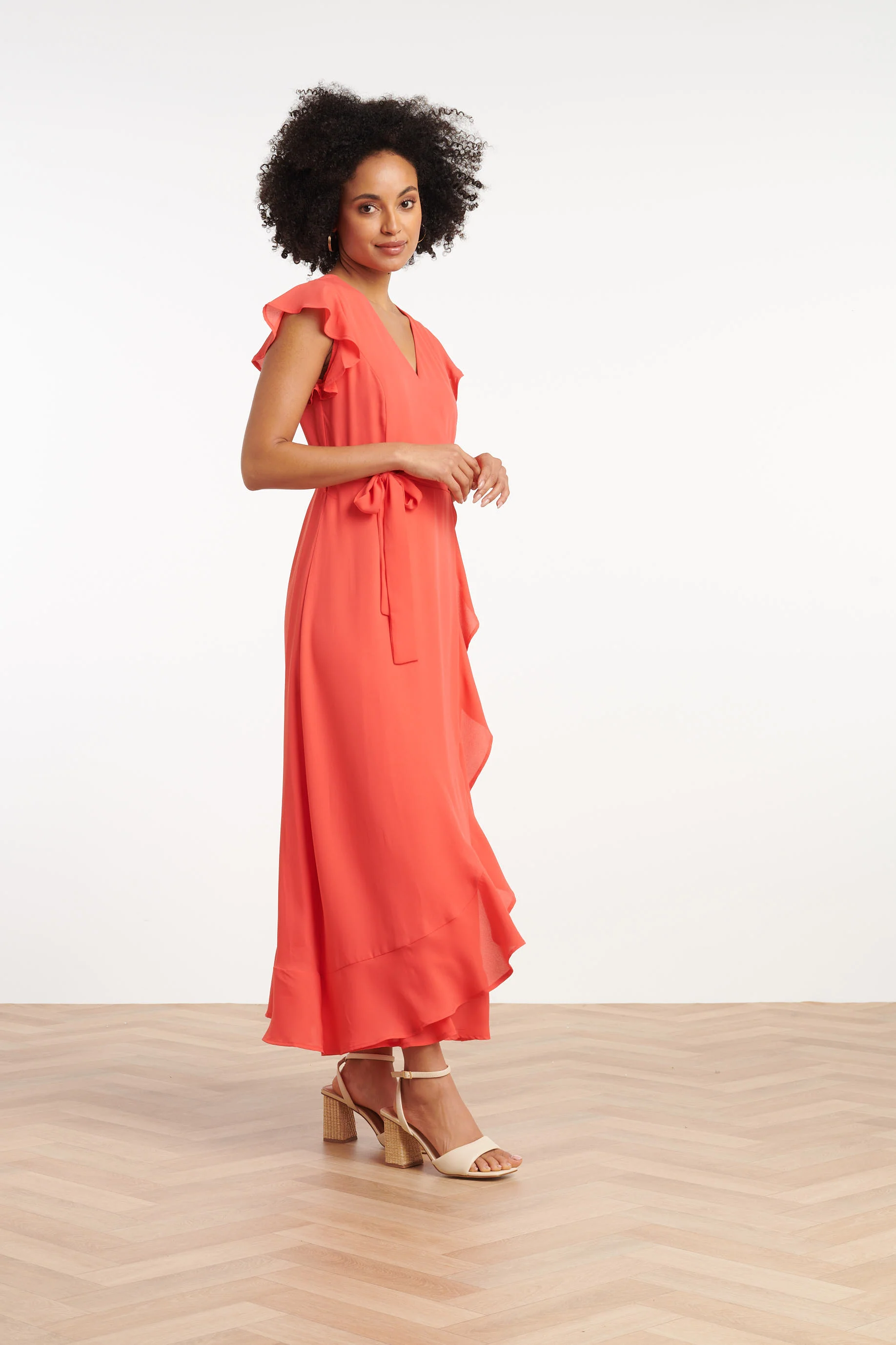 25375, Jurken | Coral - Image 3