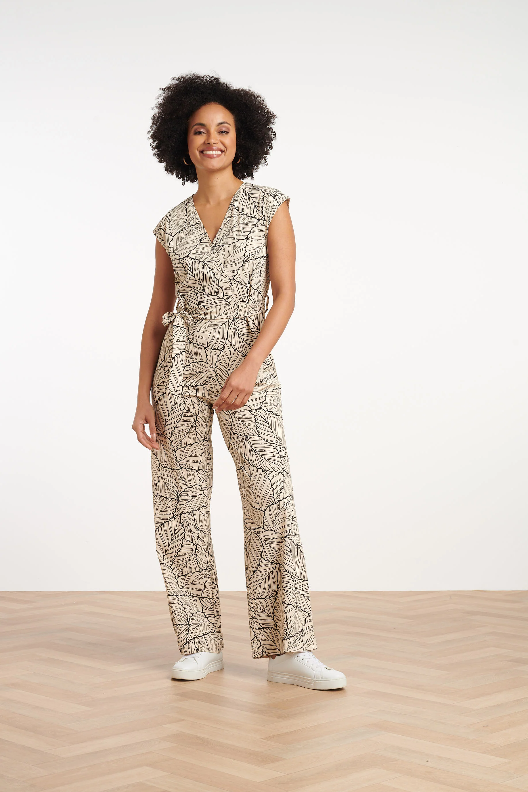 25383, Jumpsuits | Sand - Black - Image 2