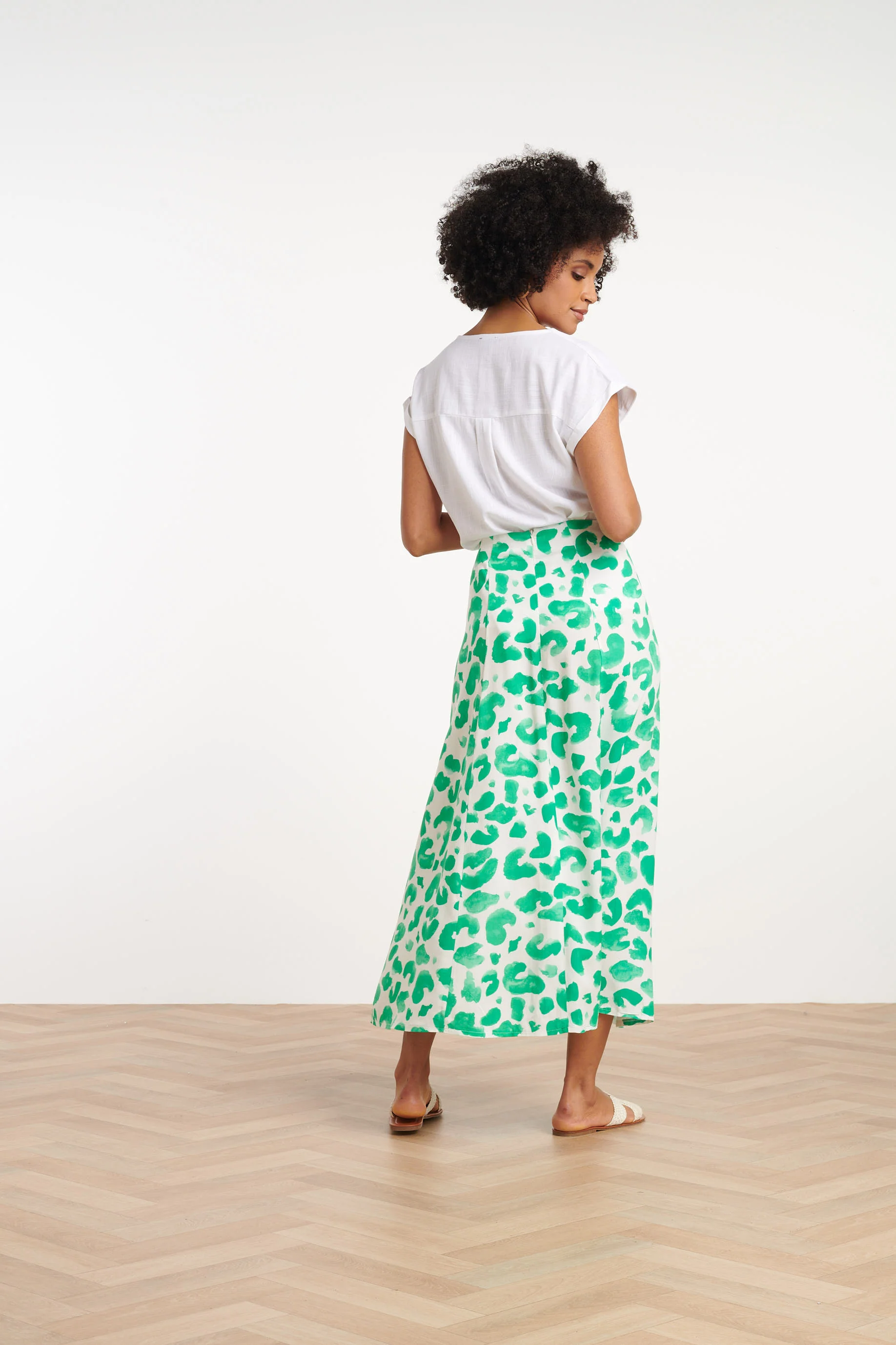 25411, Rokken | White - Green - Image 5