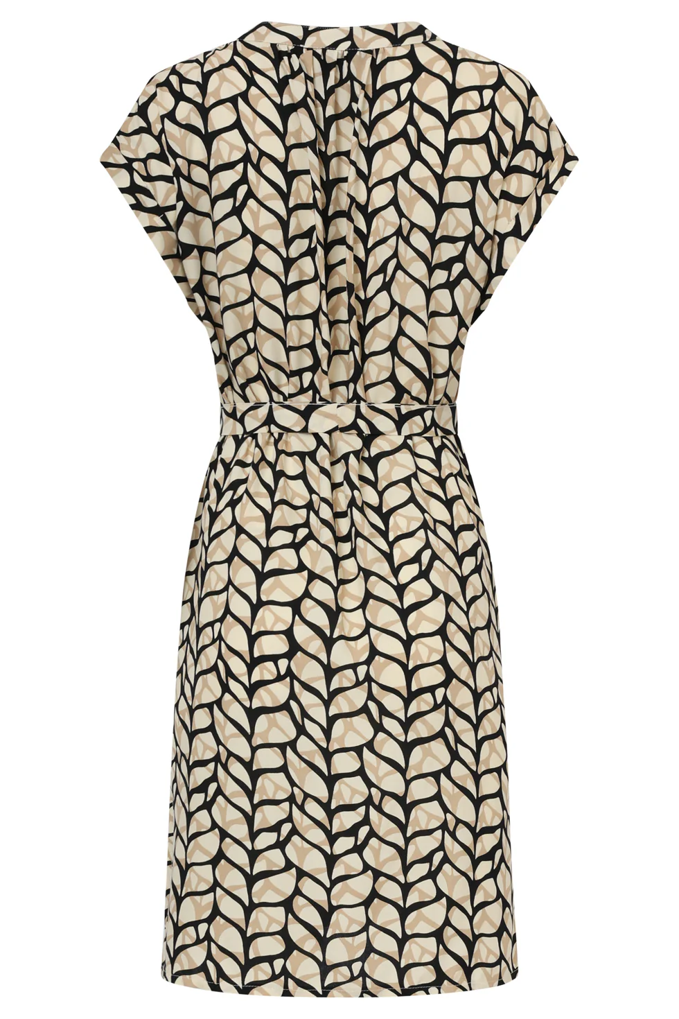 25416, Jurken | Sand - Black - Image 7