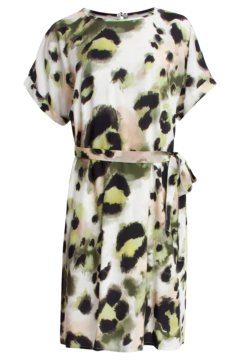 25424, Jurken | Off White - Muticolour - Image 6