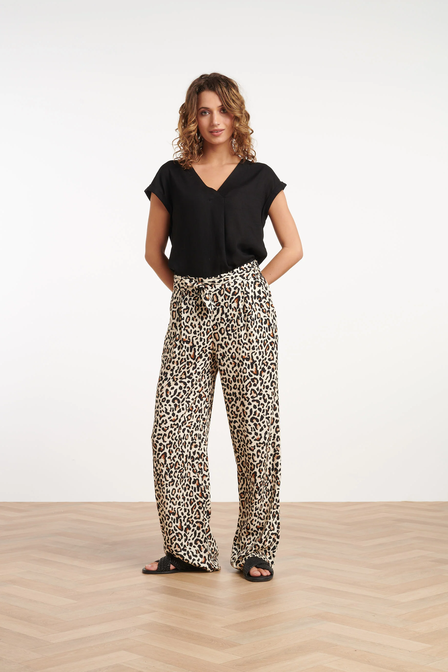 25428, Broeken | Brown - Black