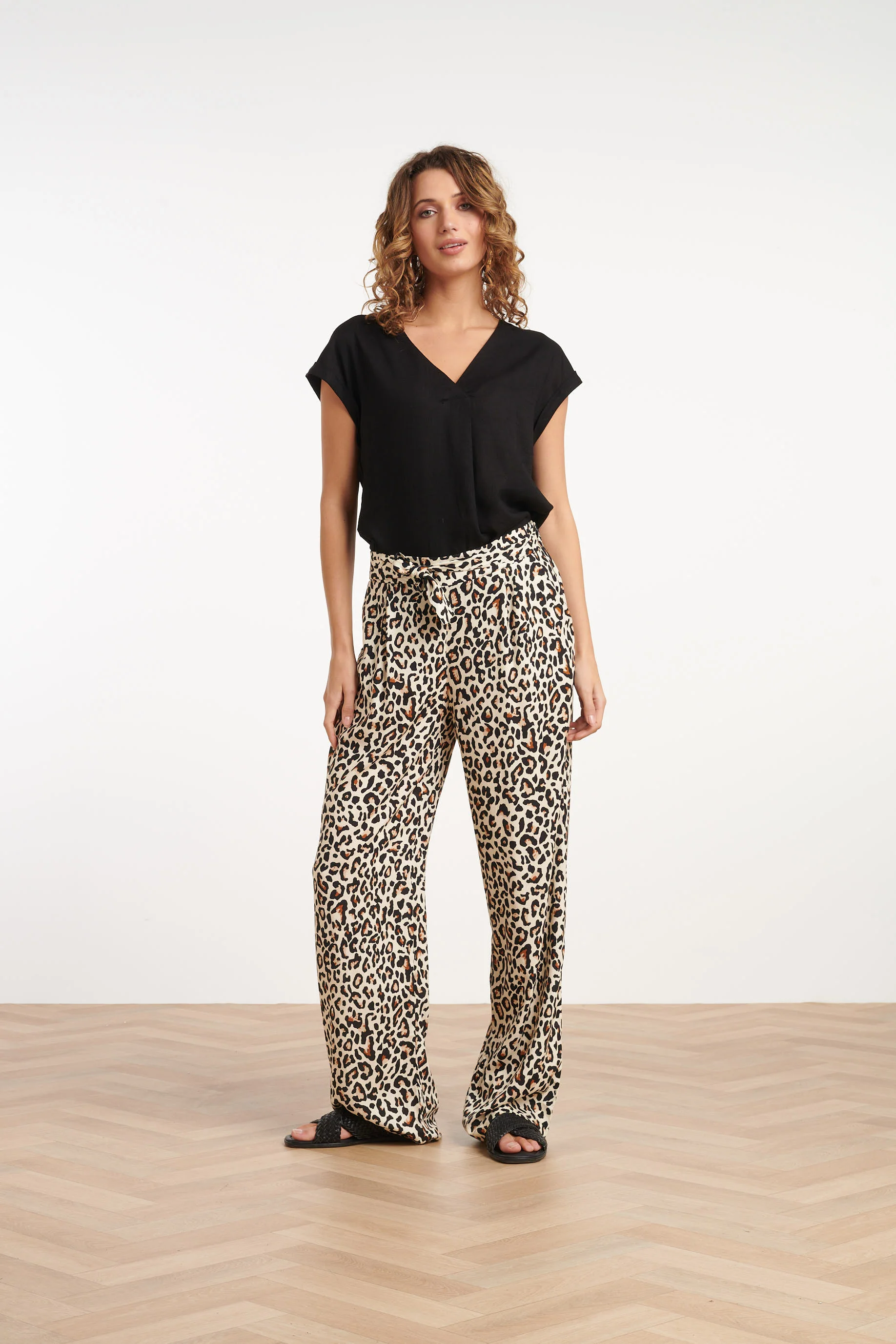 25428, Broeken | Brown - Black - Image 2