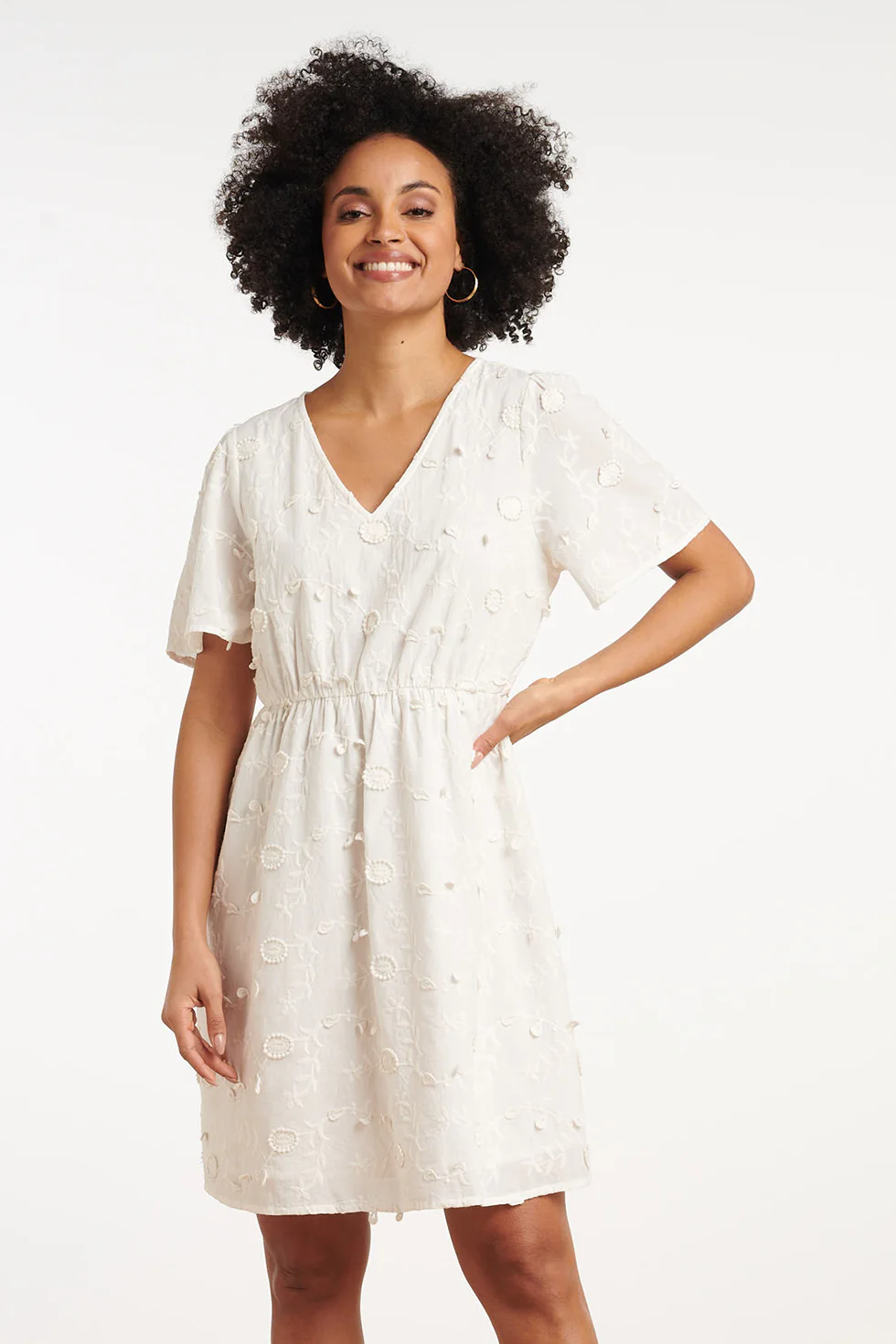 35002, Jurken | Off White - Image 3