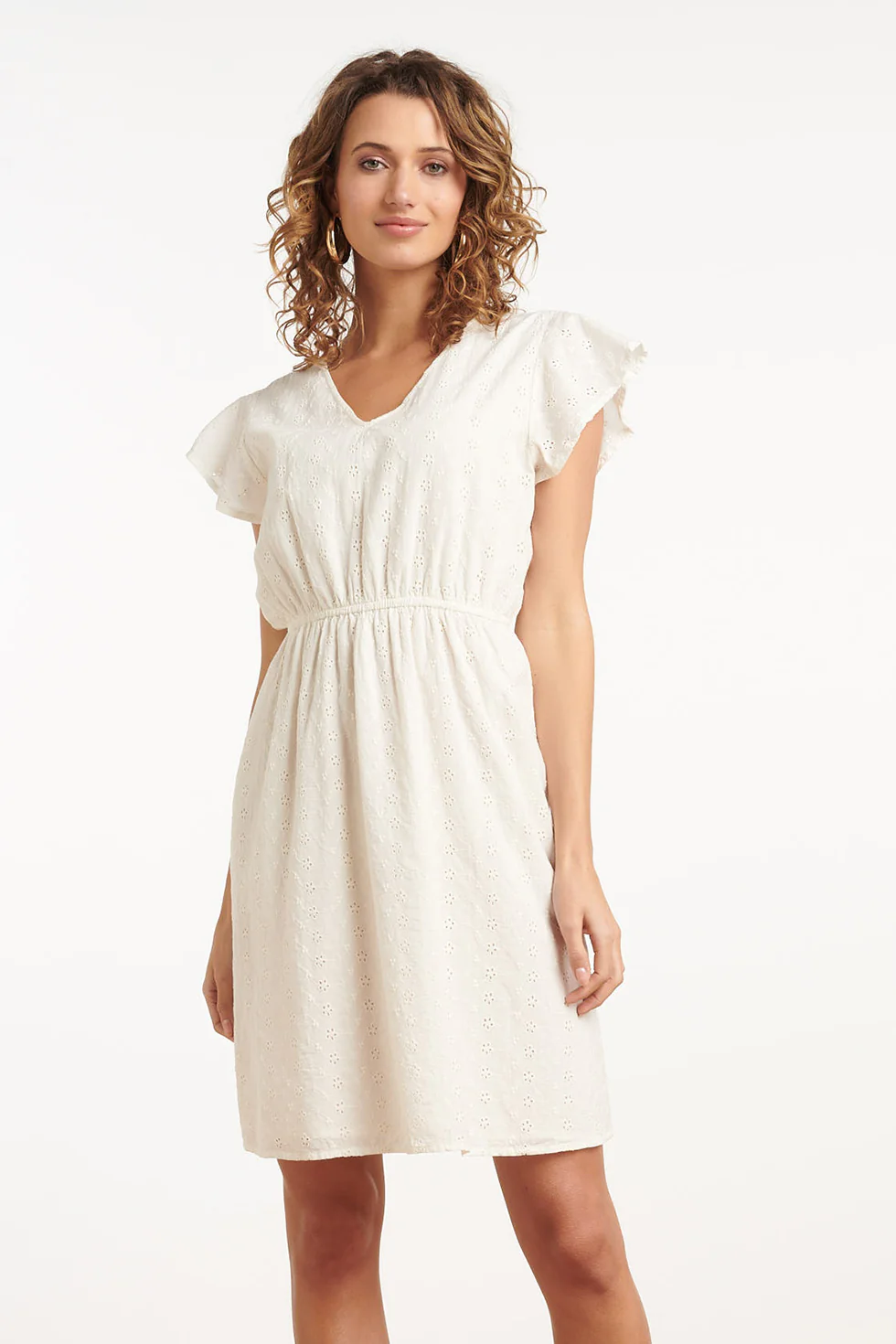 35008, Jurken | Off White - Image 3