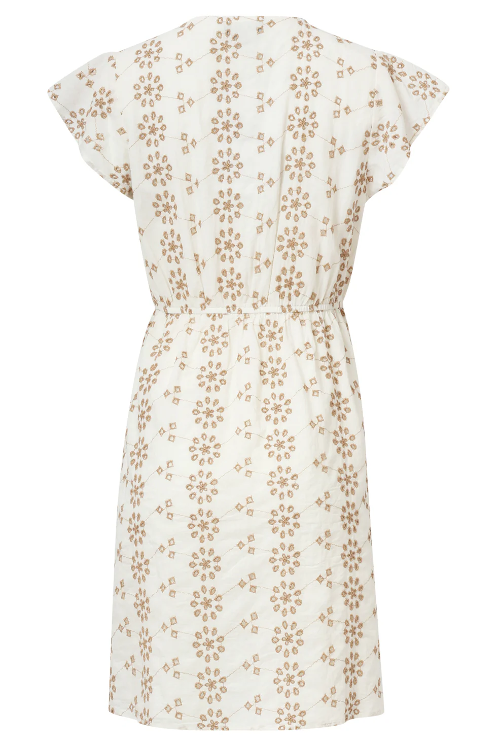 35011, Jurken | Off White - Sand - Image 7