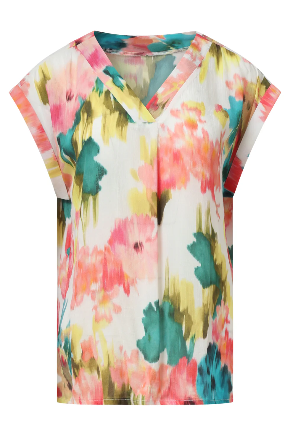 35020, Tops | Off White - Muticolour - Image 2