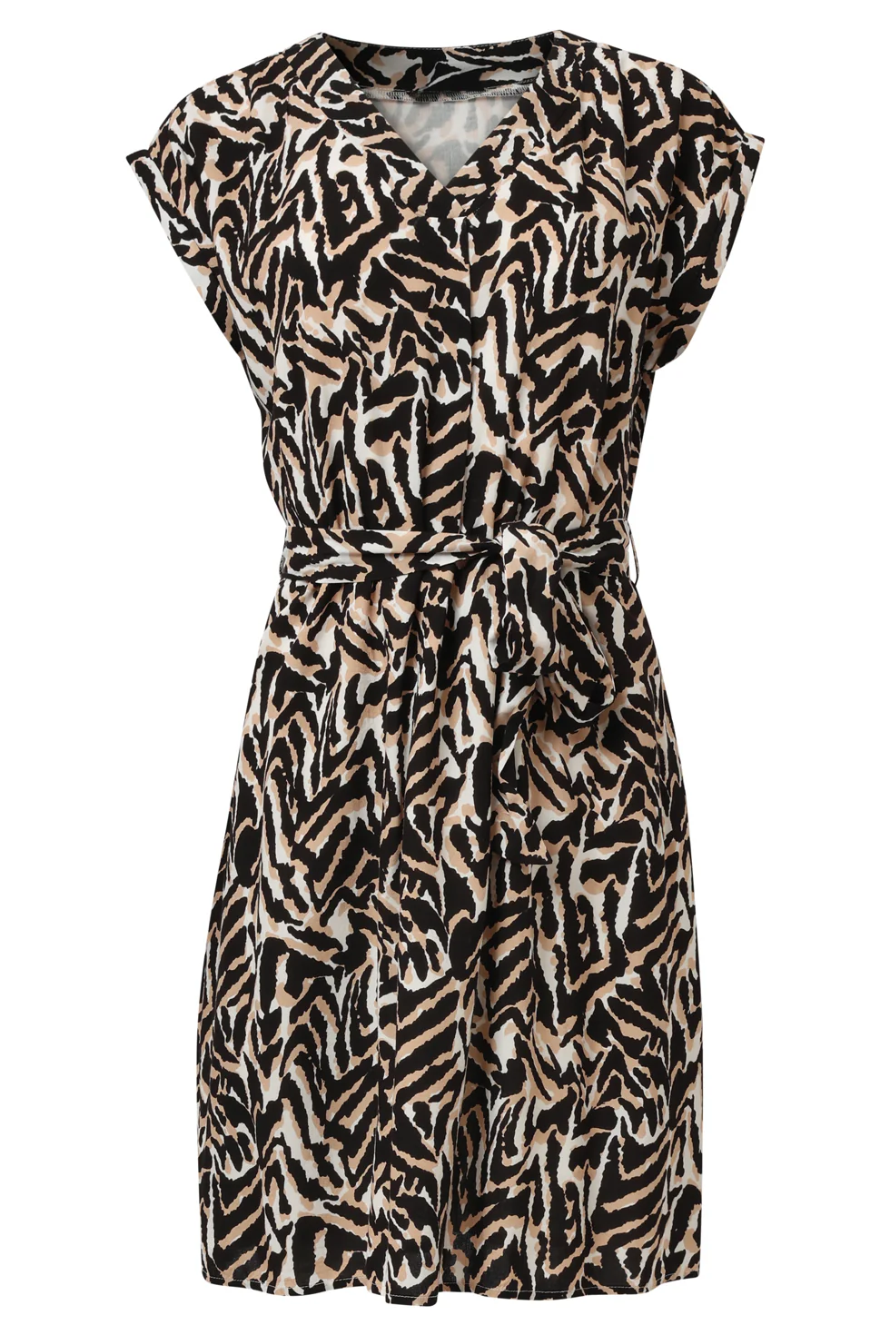 35023, Jurken | Black - Muticolour - Image 2