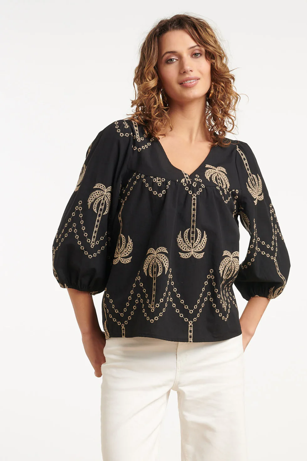 35088, Tops | Black - Sand - Image 4