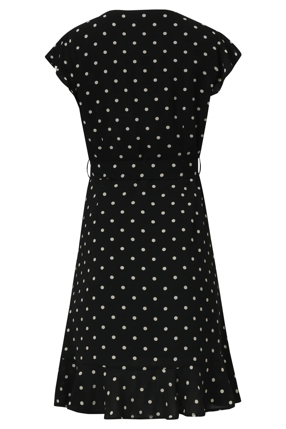 35096, Jurken | Black - Off White - Image 7