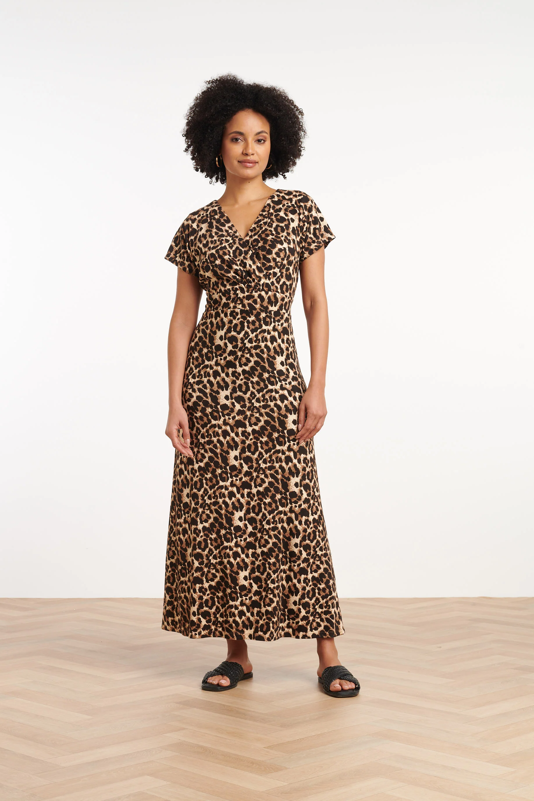 35102, Jurken | Sand - Muticolour