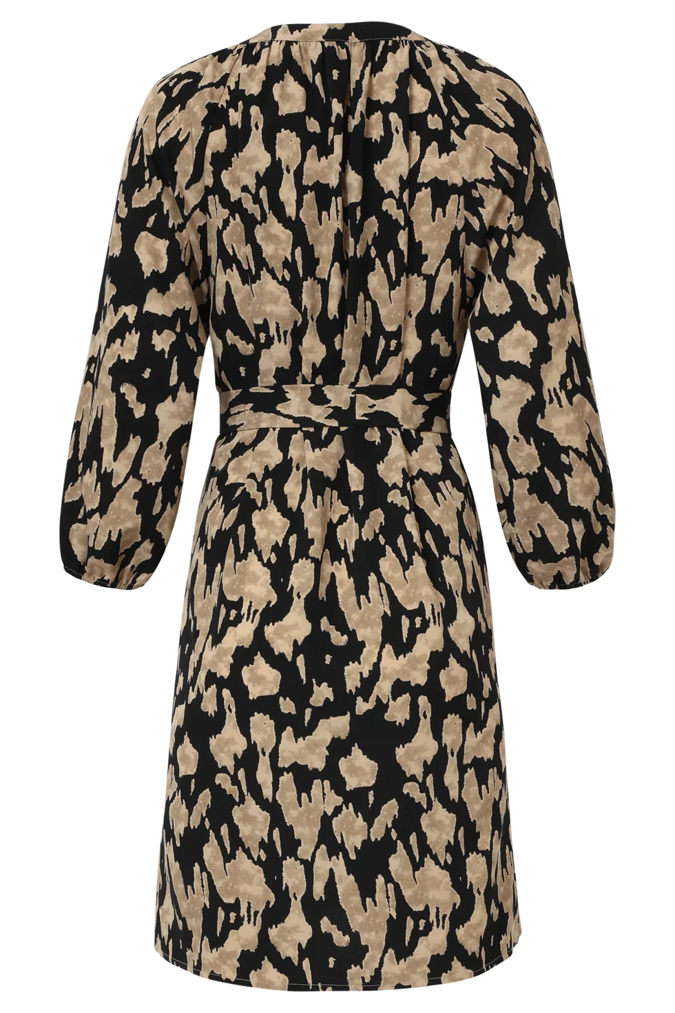 35119, Jurken | Sand - Black - Image 7