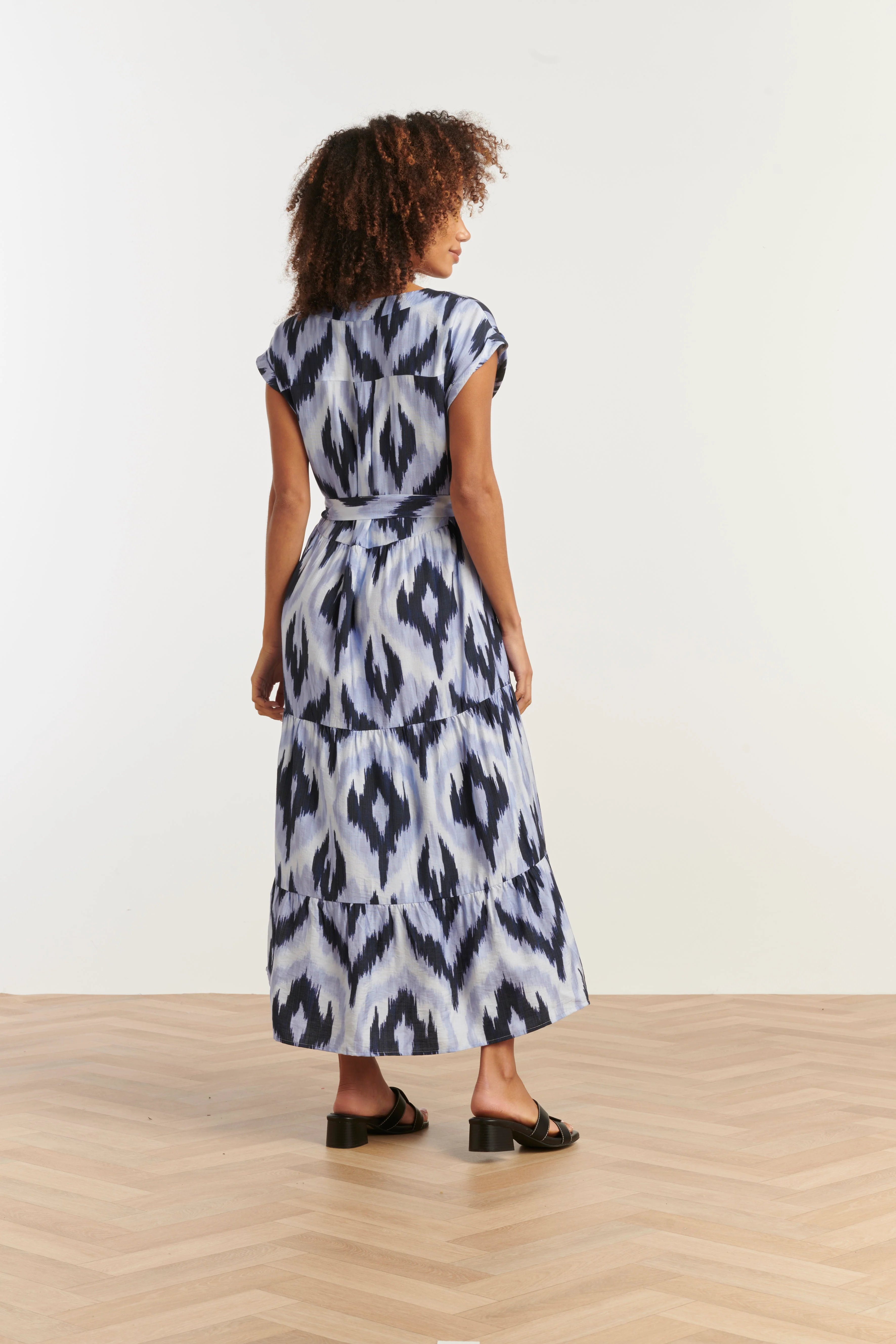 35136, Jurken | Off White - Muticolour - Image 5