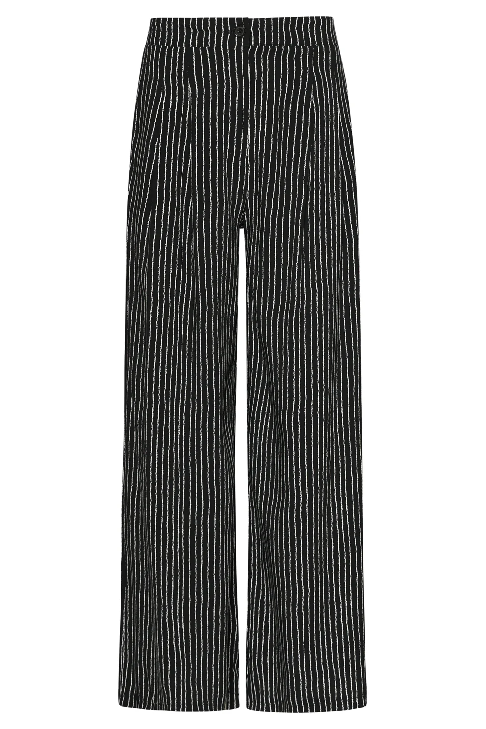 35149, Broeken | Black - Off White - Image 2