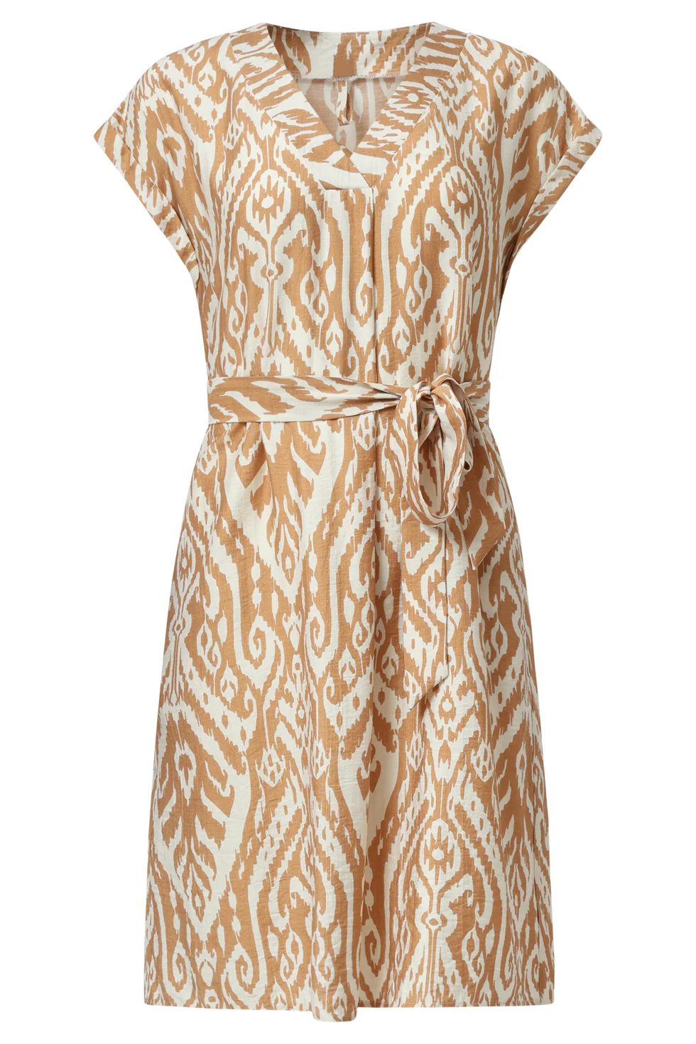 35153, Jurken | Off White - Sand - Image 2