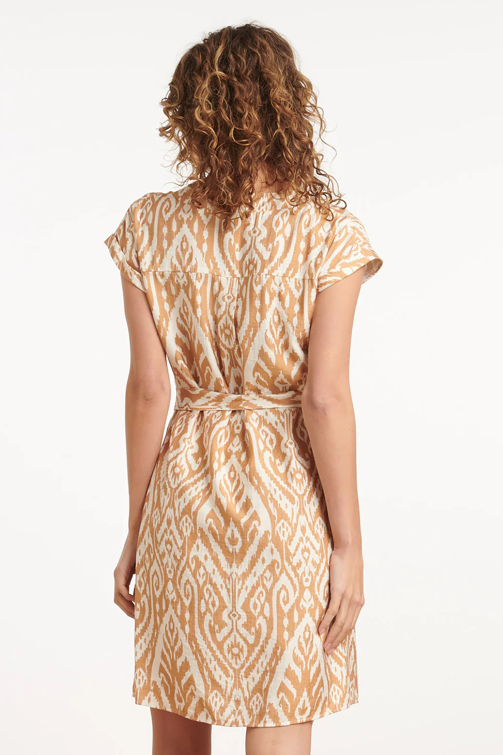 35153, Jurken | Off White - Sand - Image 6